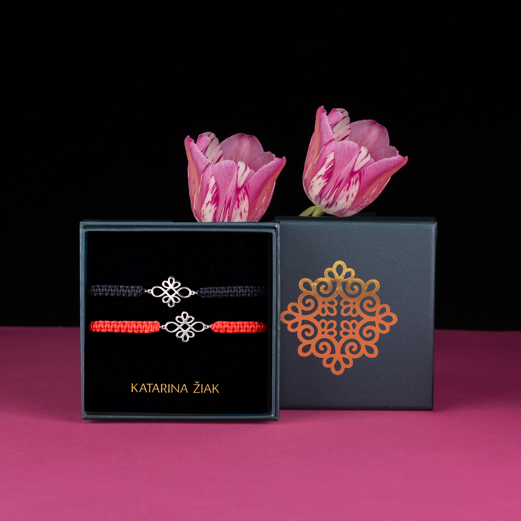 Set - 2x náramok nekonečno - šnúrka