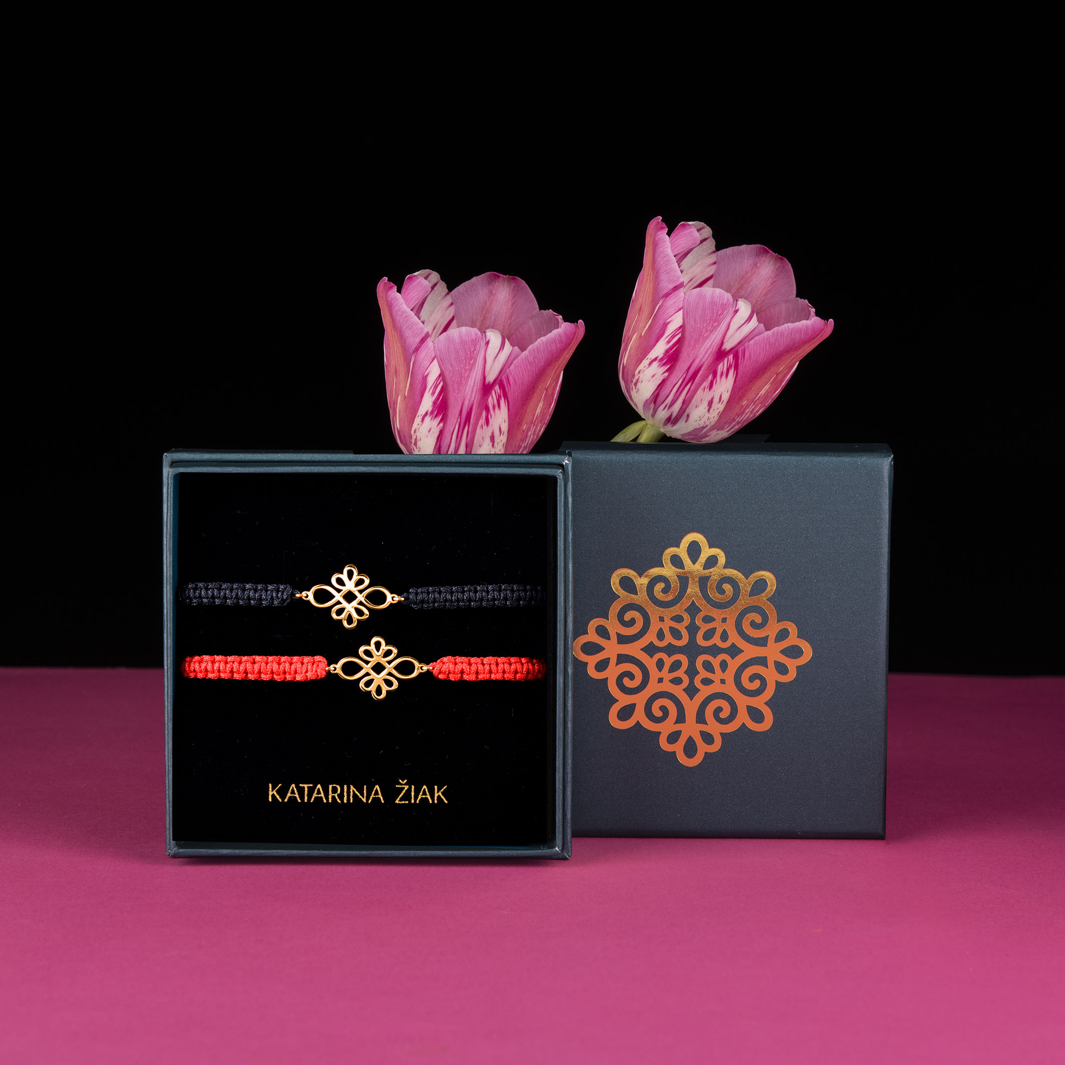 Set - 2x náramok nekonečno - šnúrka