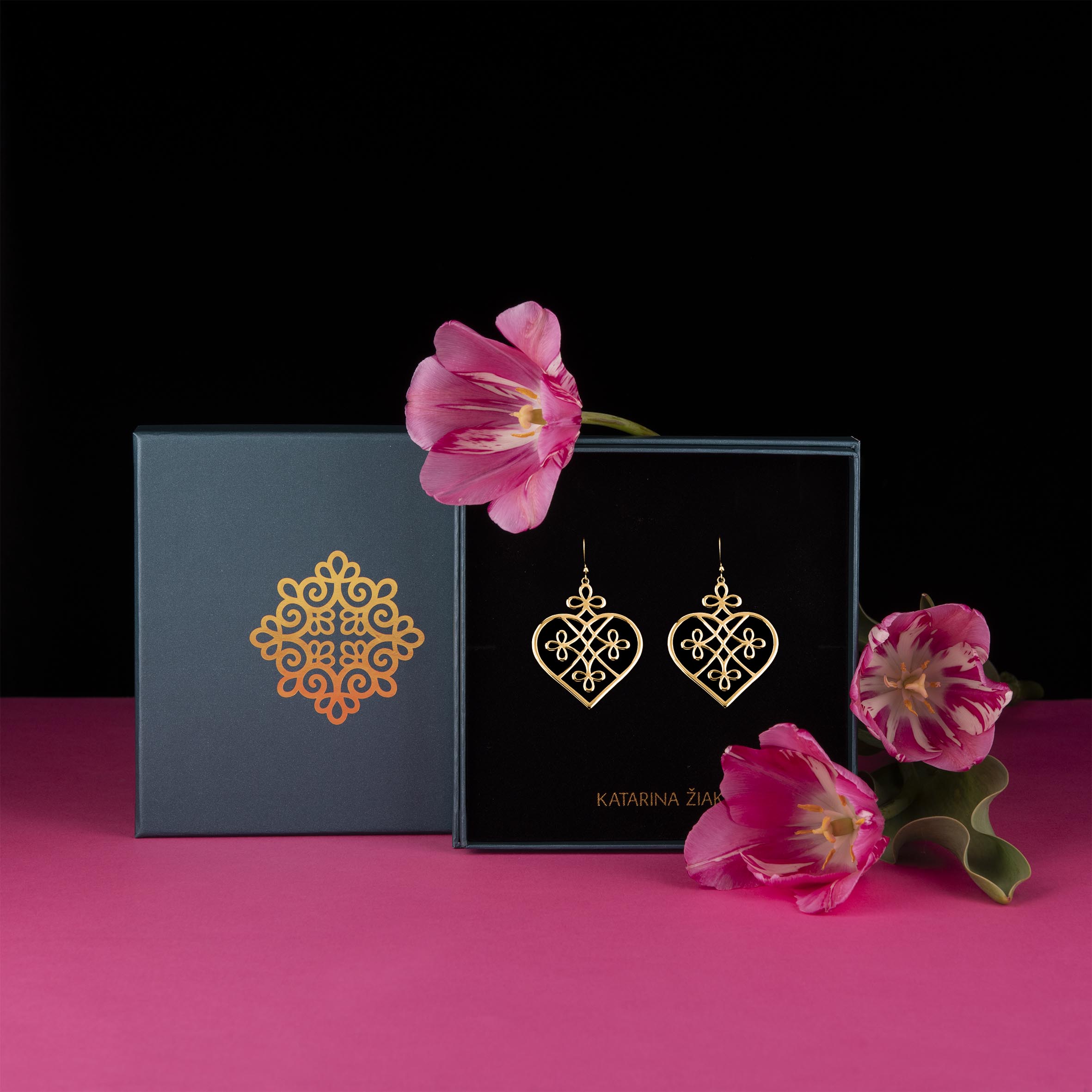 Náušnice nekonečno -srdce 1