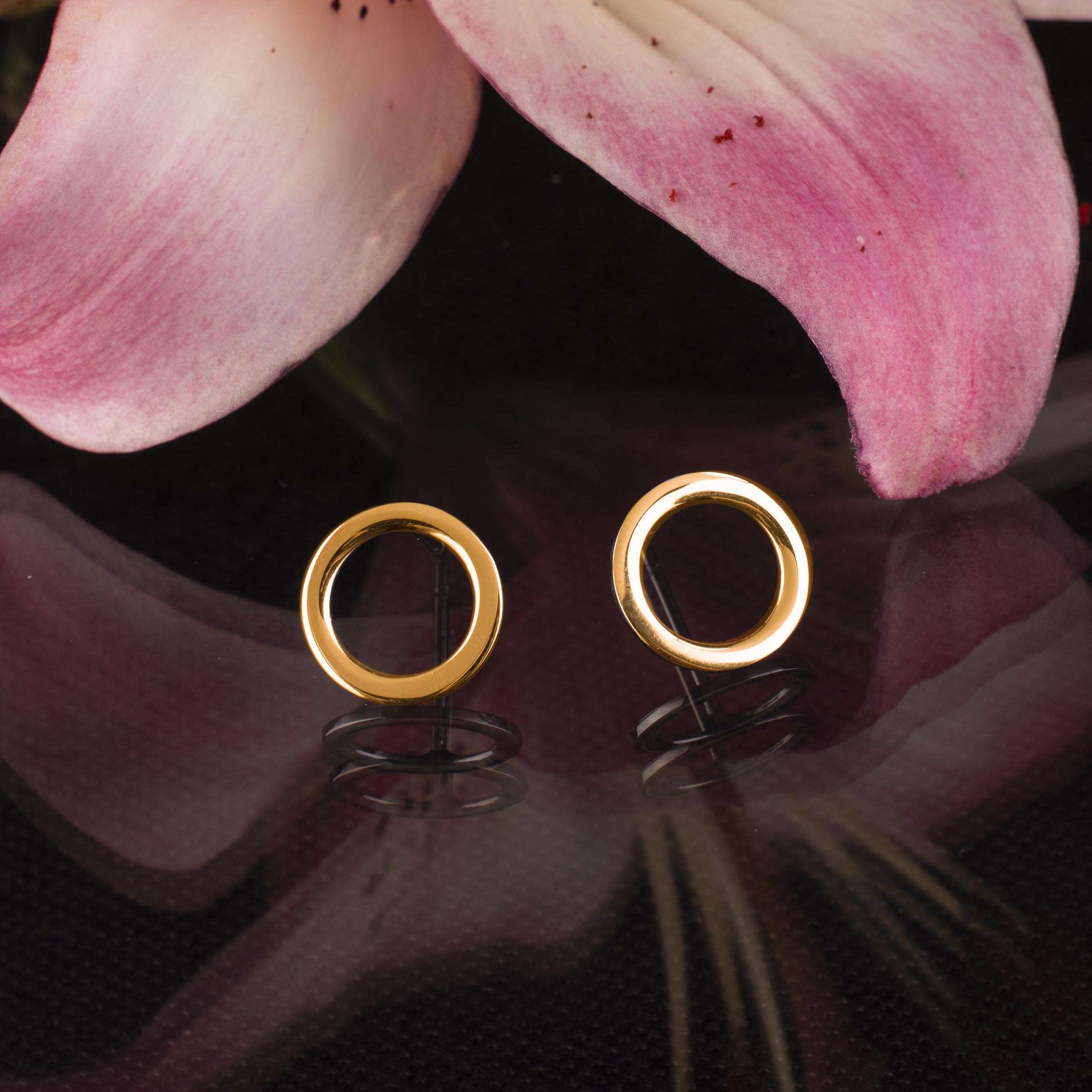 Napichovacie náušnice kruh