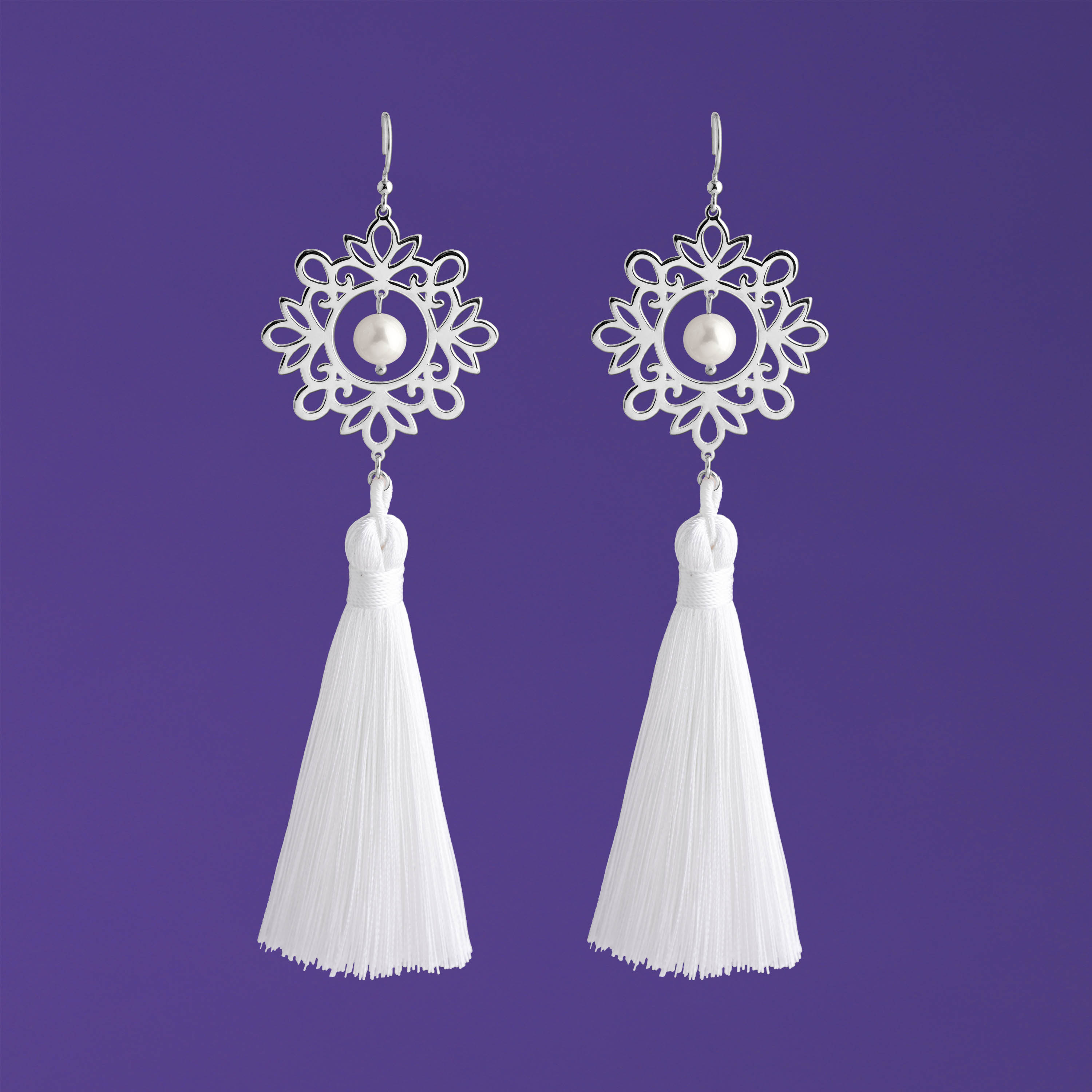 Náušnice Cíferský ornament 3 - strapce