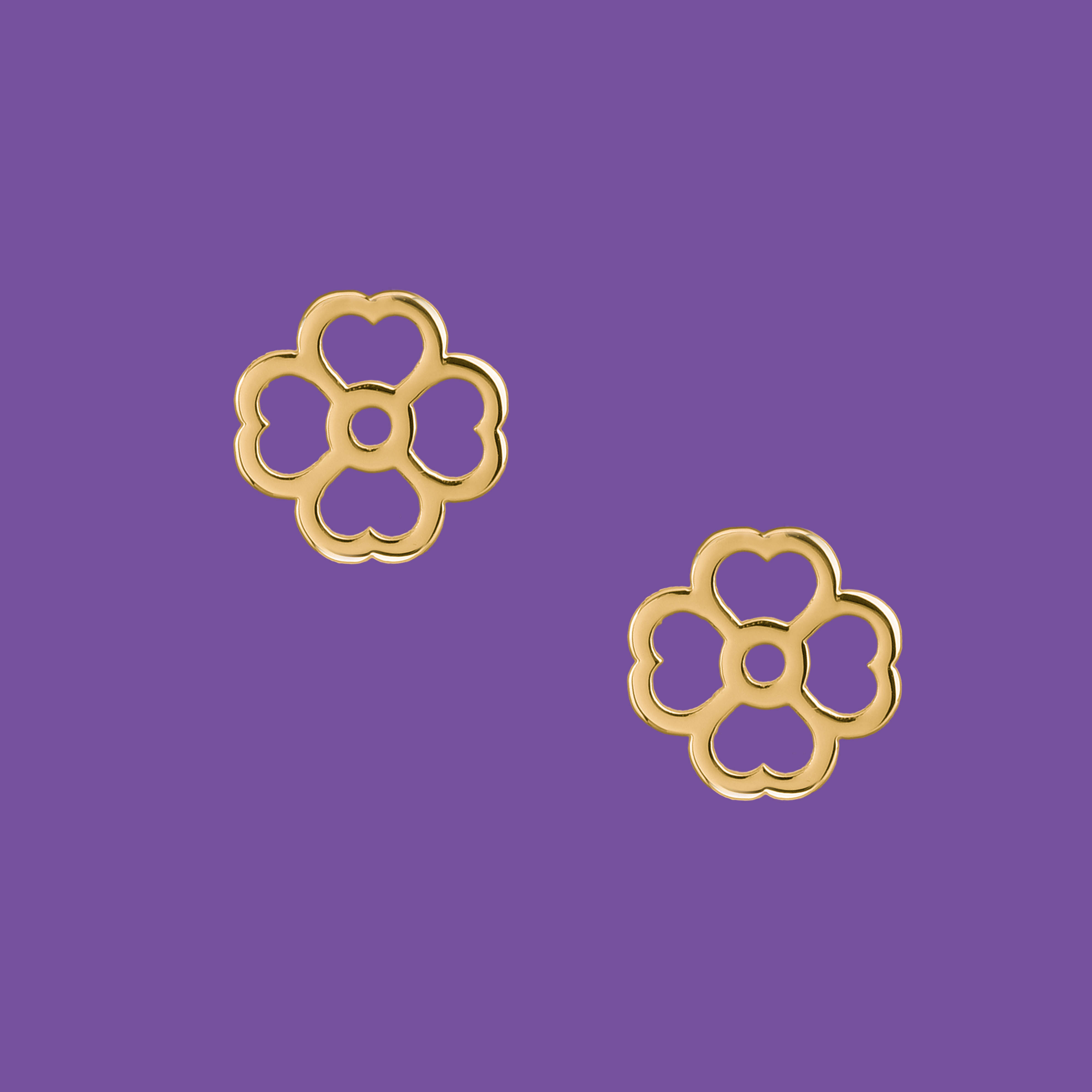 Napichovacie náušnice múzy - klinček