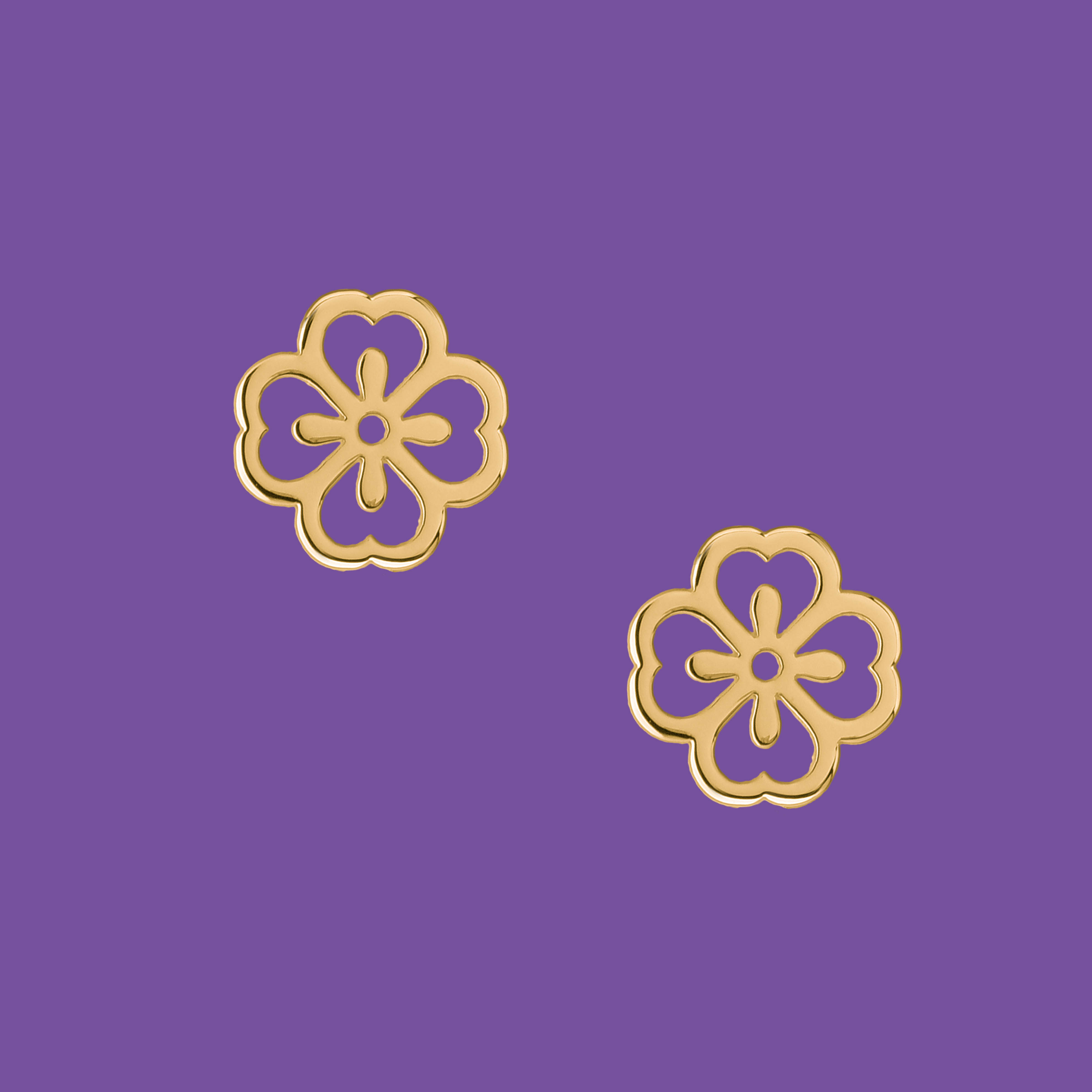 Napichovacie náušnice múzy - nezábudka