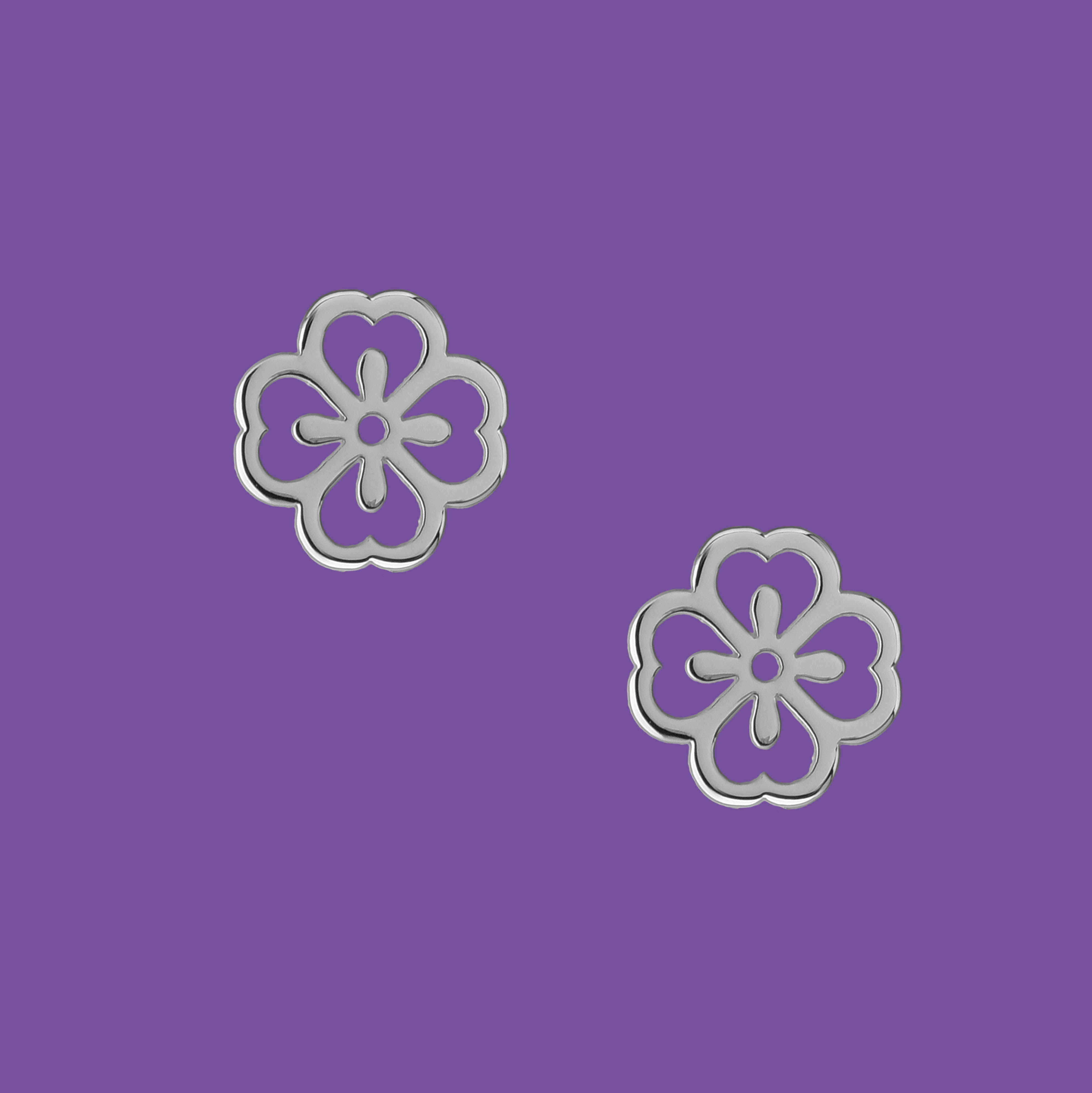 Napichovacie náušnice múzy - nezábudka