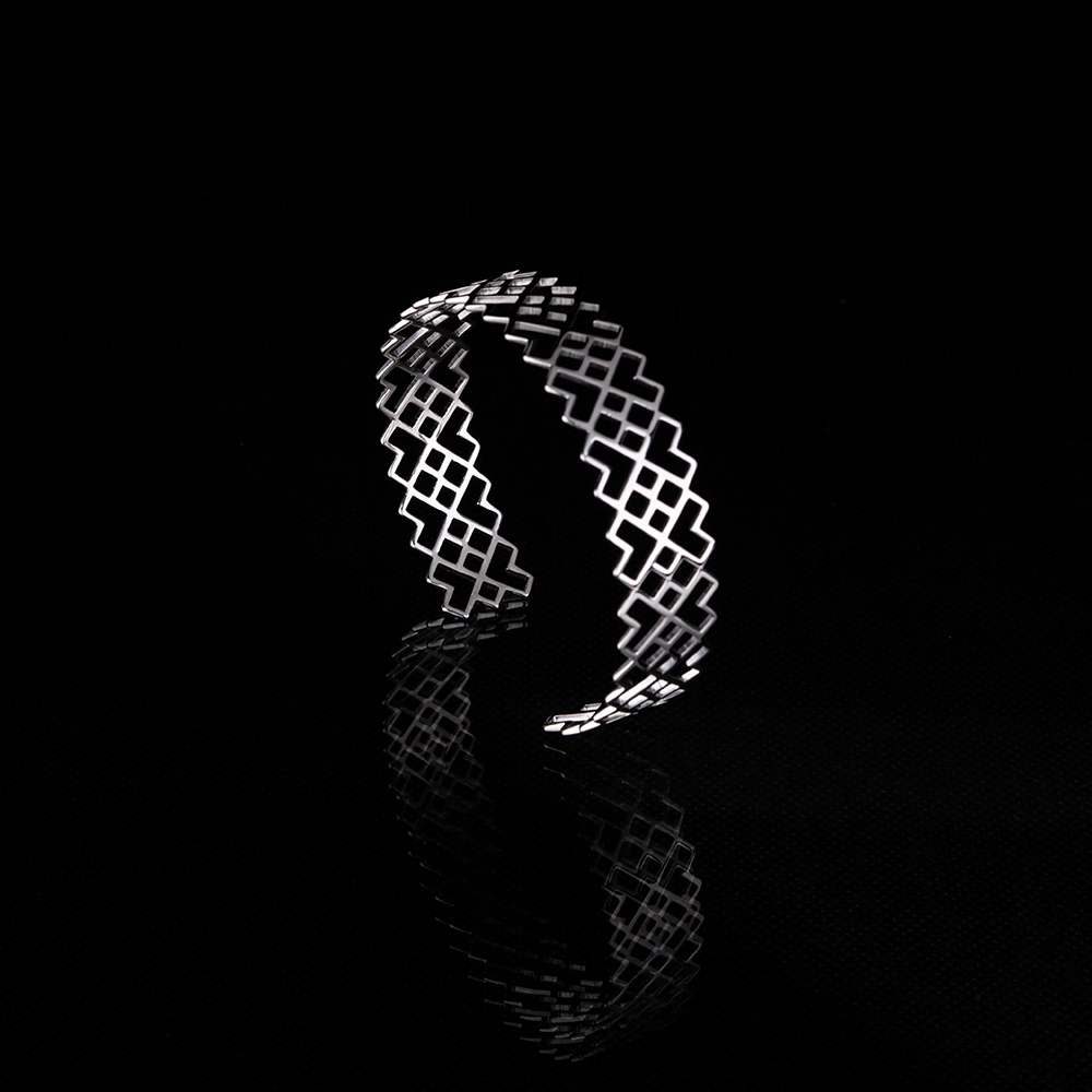 Náramok novohrad ornament - pás úzky 2