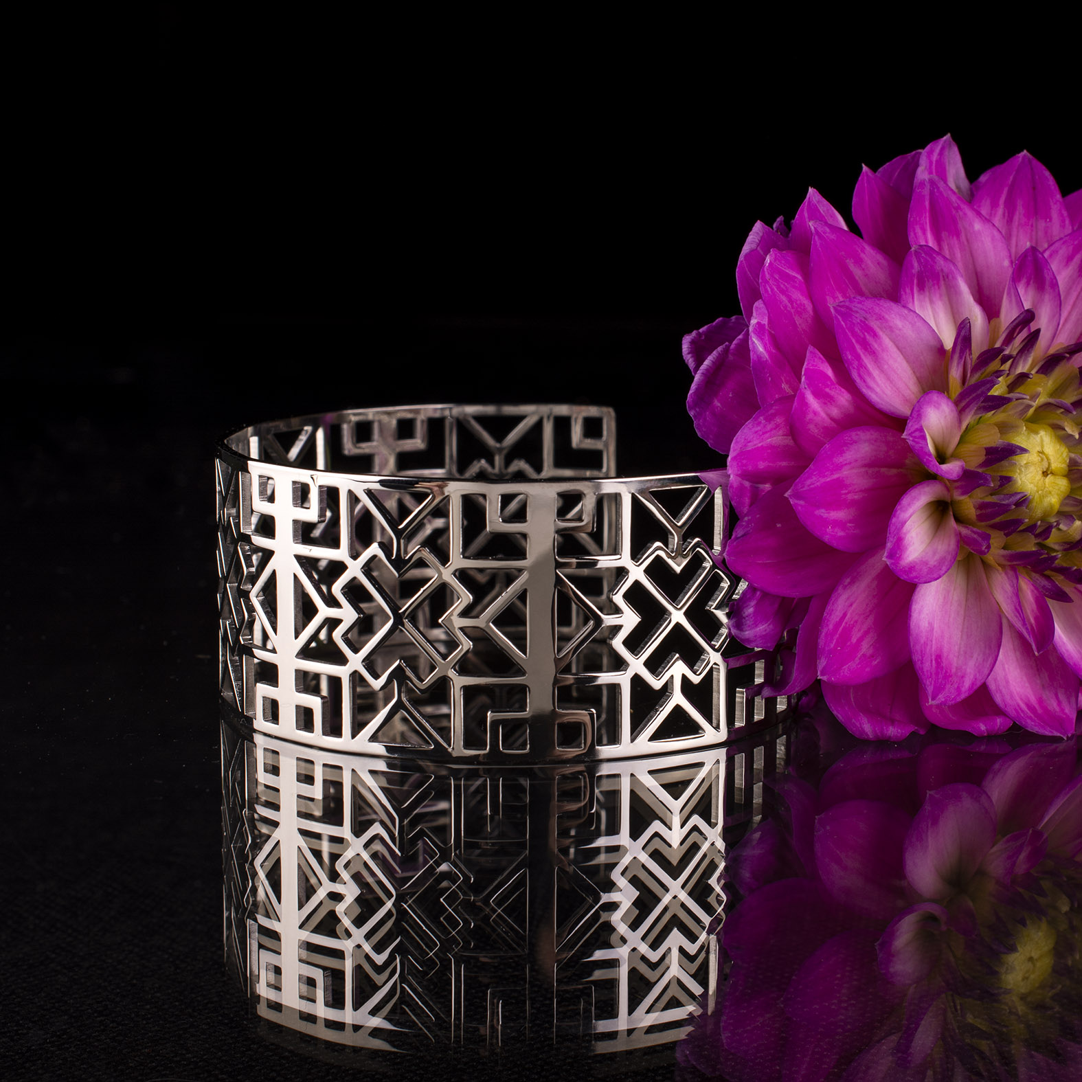 Náramok novohrad ornament - pás široký 2