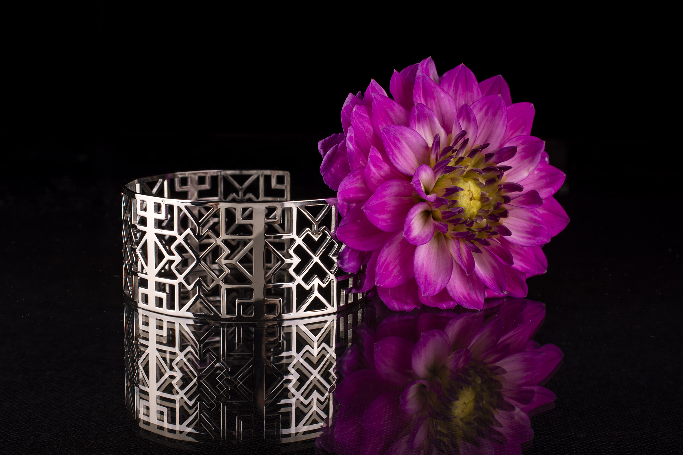 Náramok novohrad ornament - pás široký 2