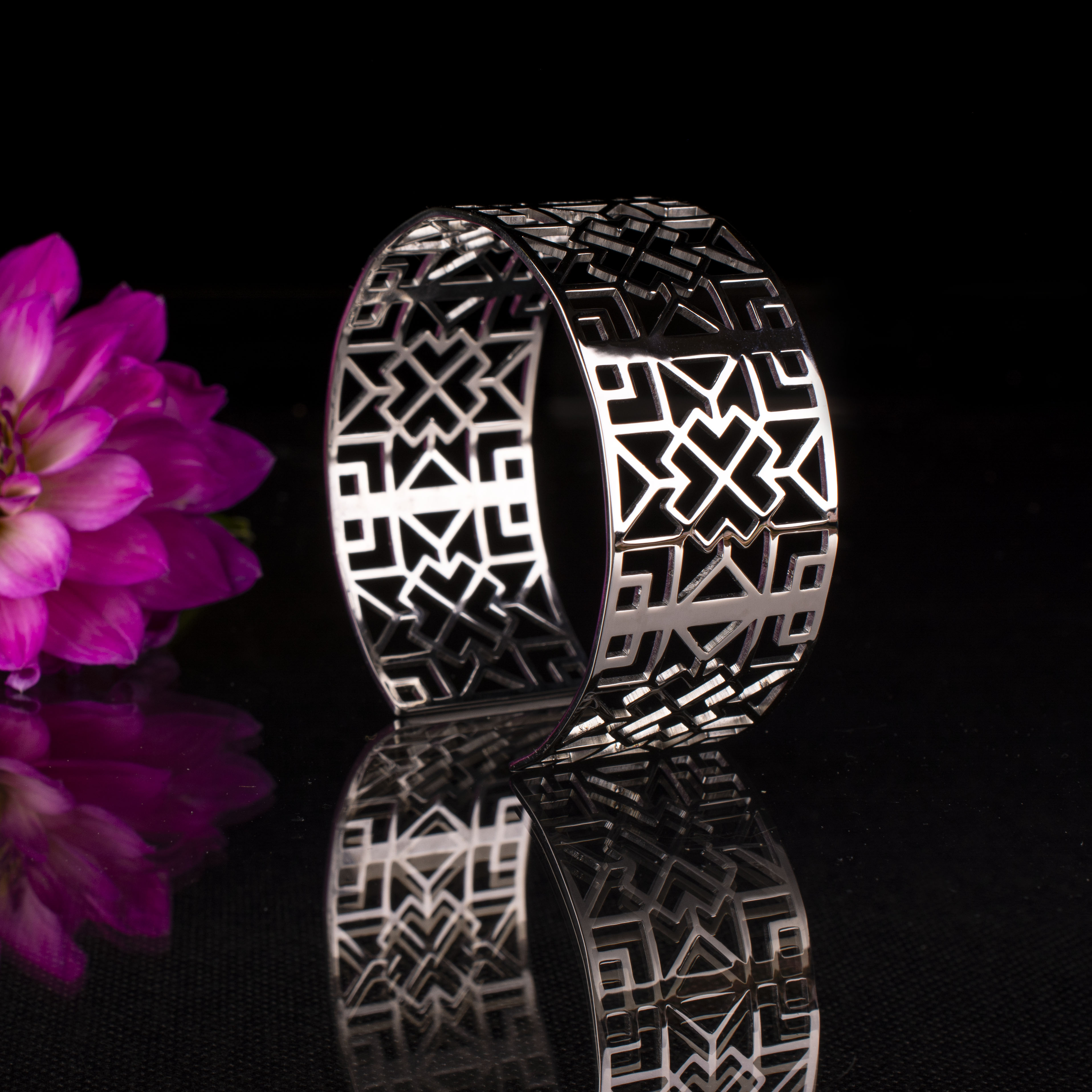 Náramok novohrad ornament - pás široký 2