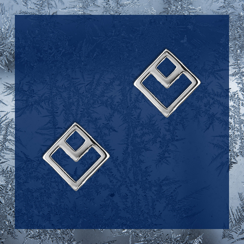 Napichovacie náušnice novohrad štvorček 1