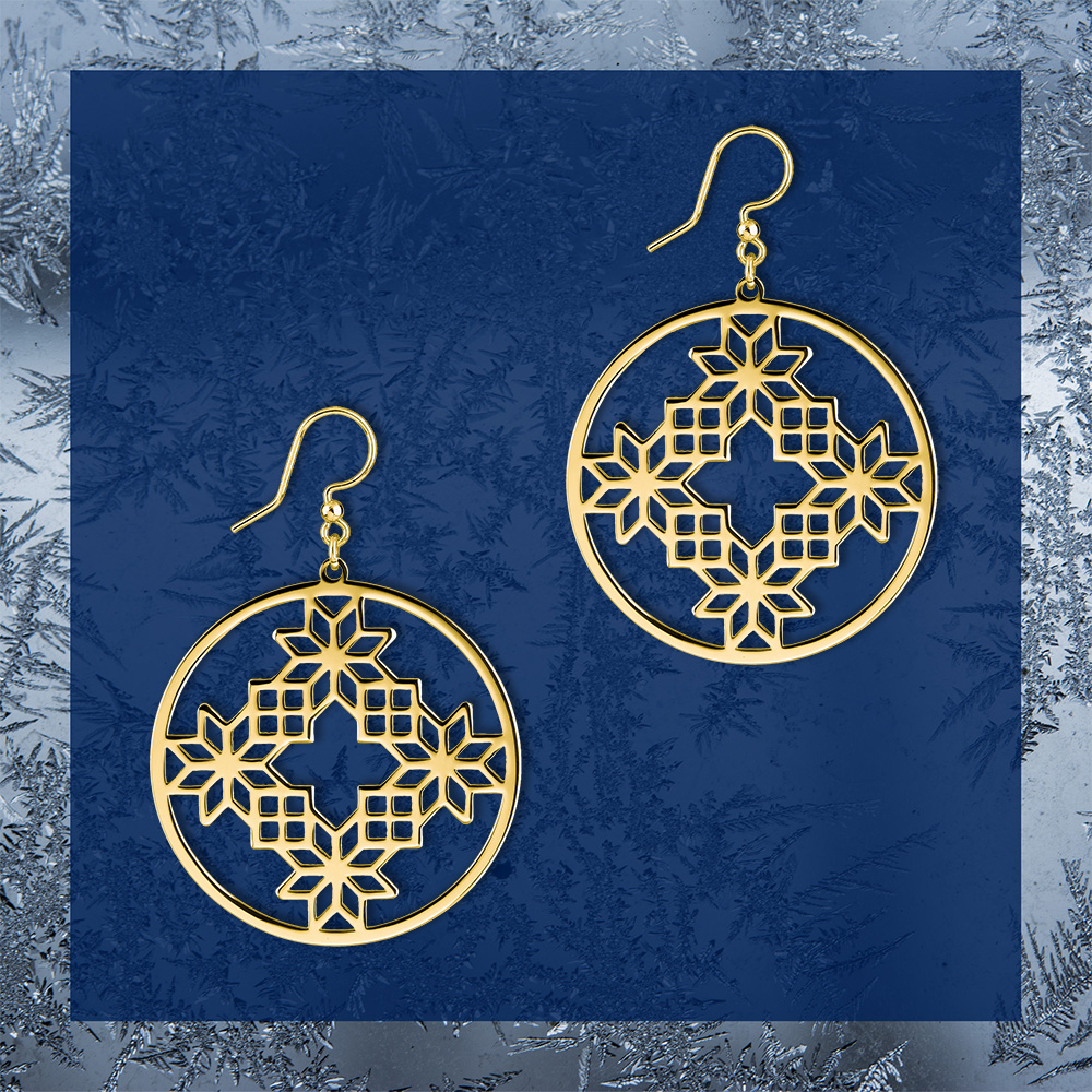 Náušnice novohrad - kruh 2