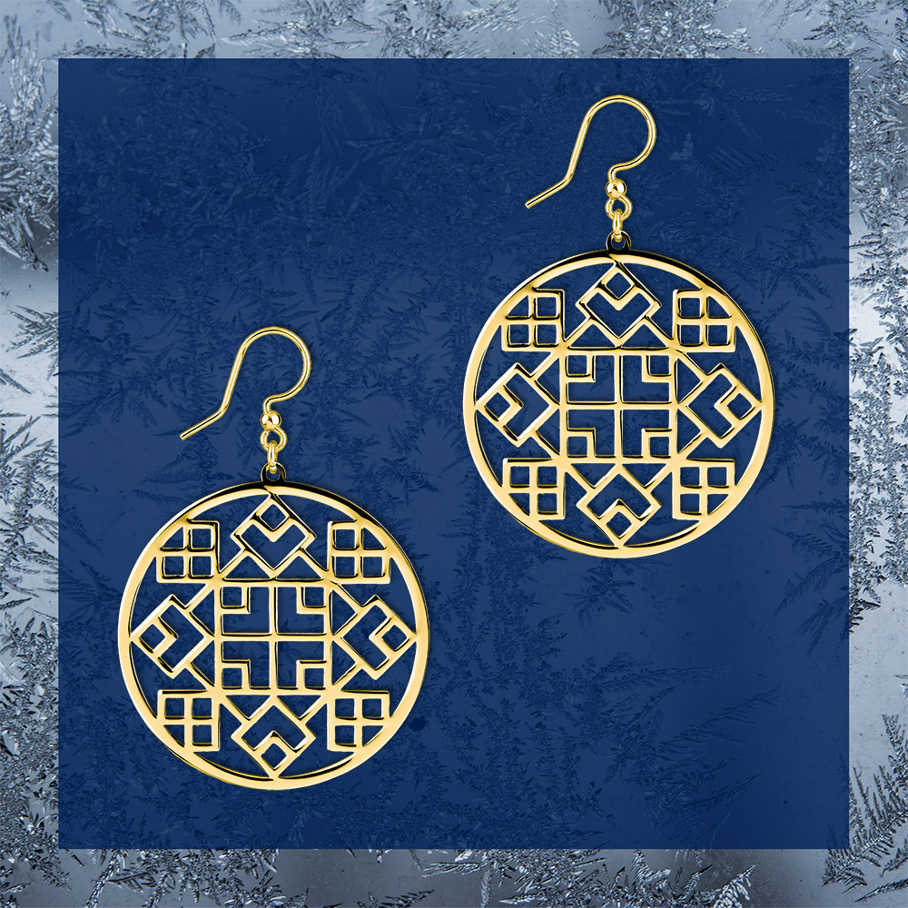 Náušnice novohrad - kruh 3