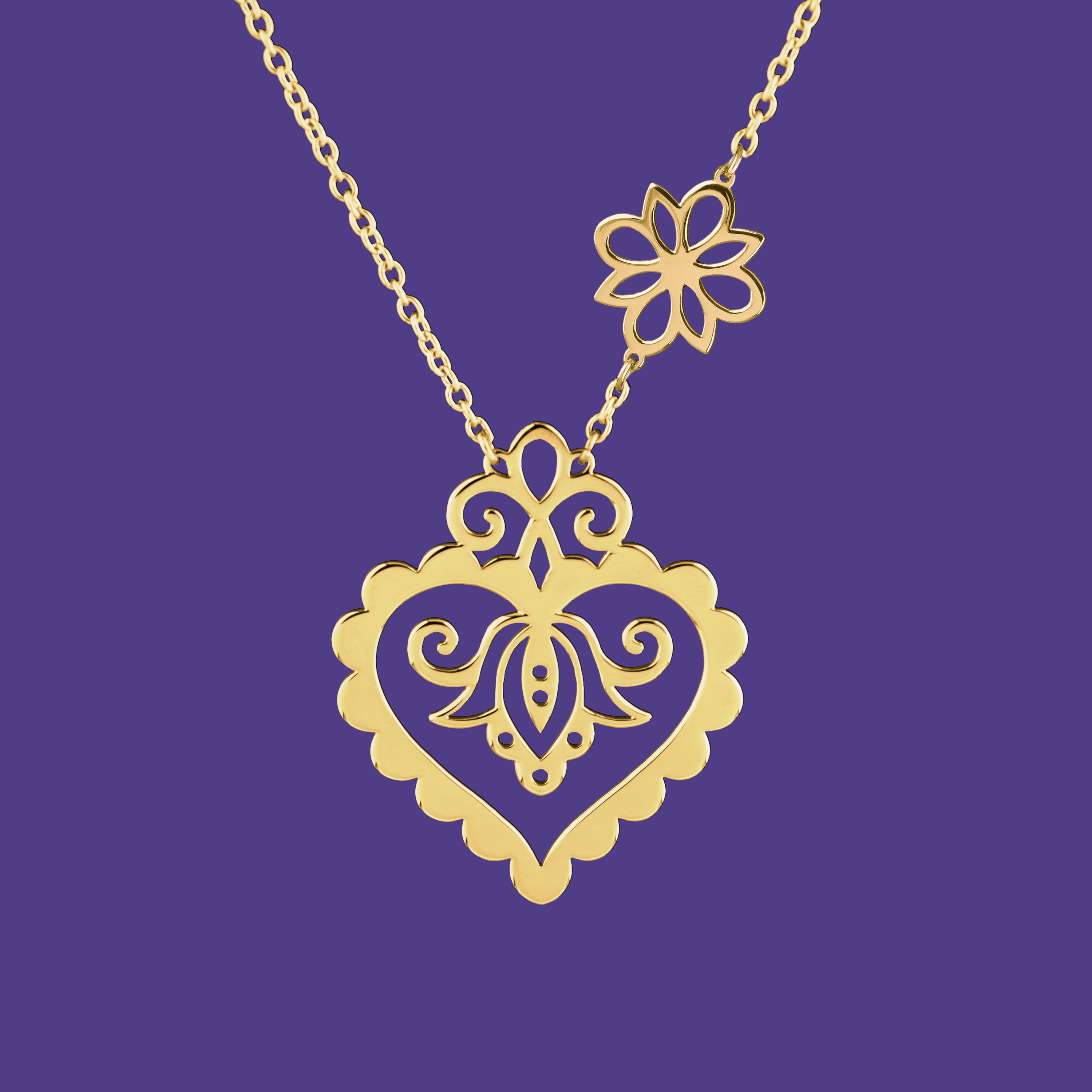 Náhrdelník Cíferské srdce 1