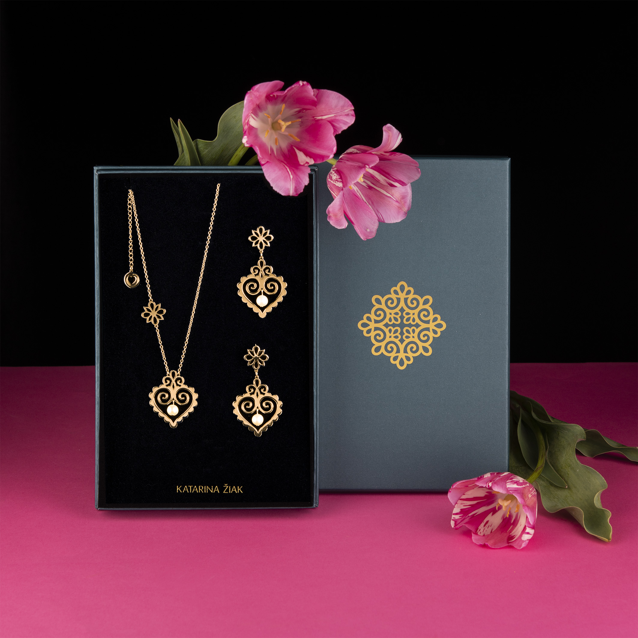 Set Cíferské srdce 2 - perly