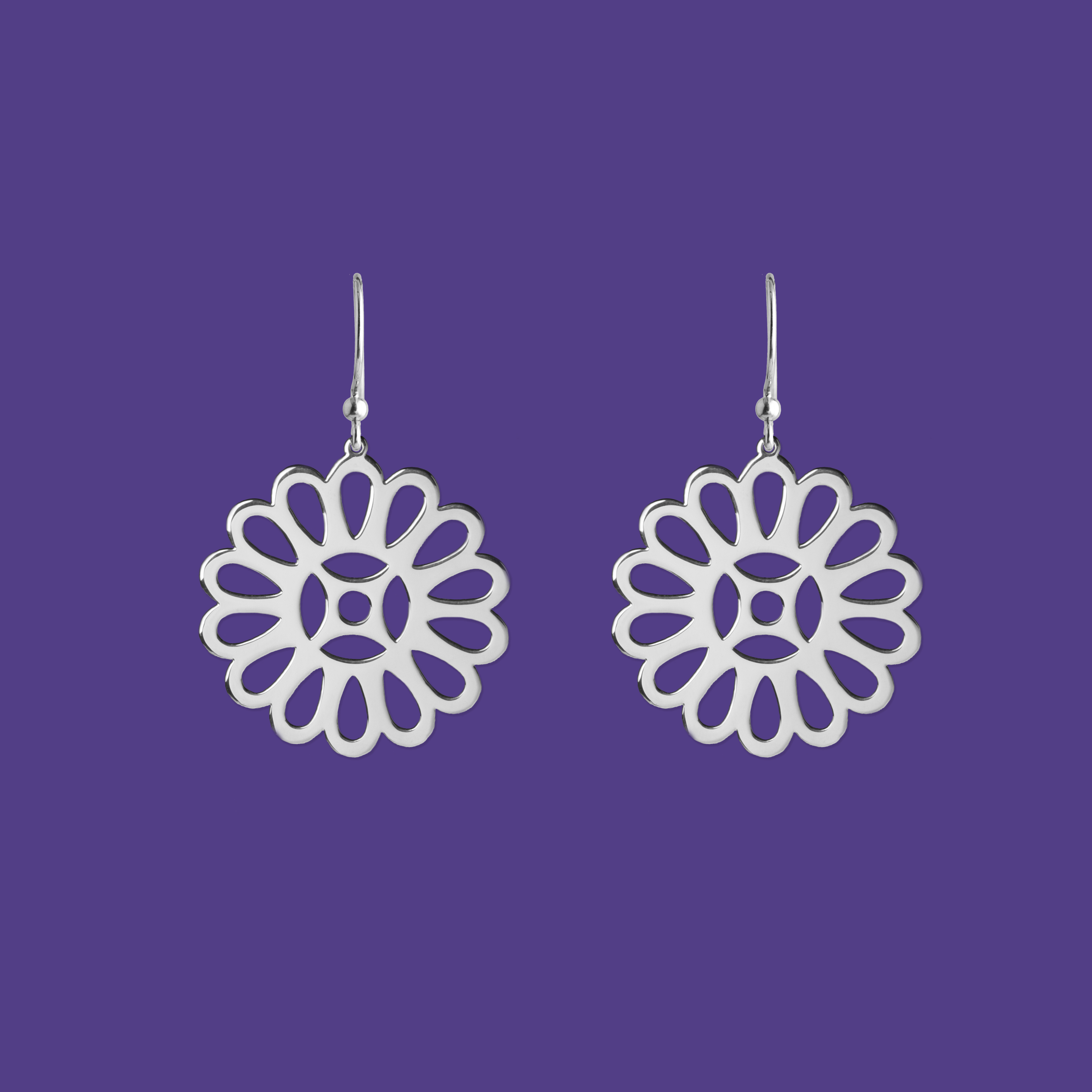 Náušnice Cíferská margaréta