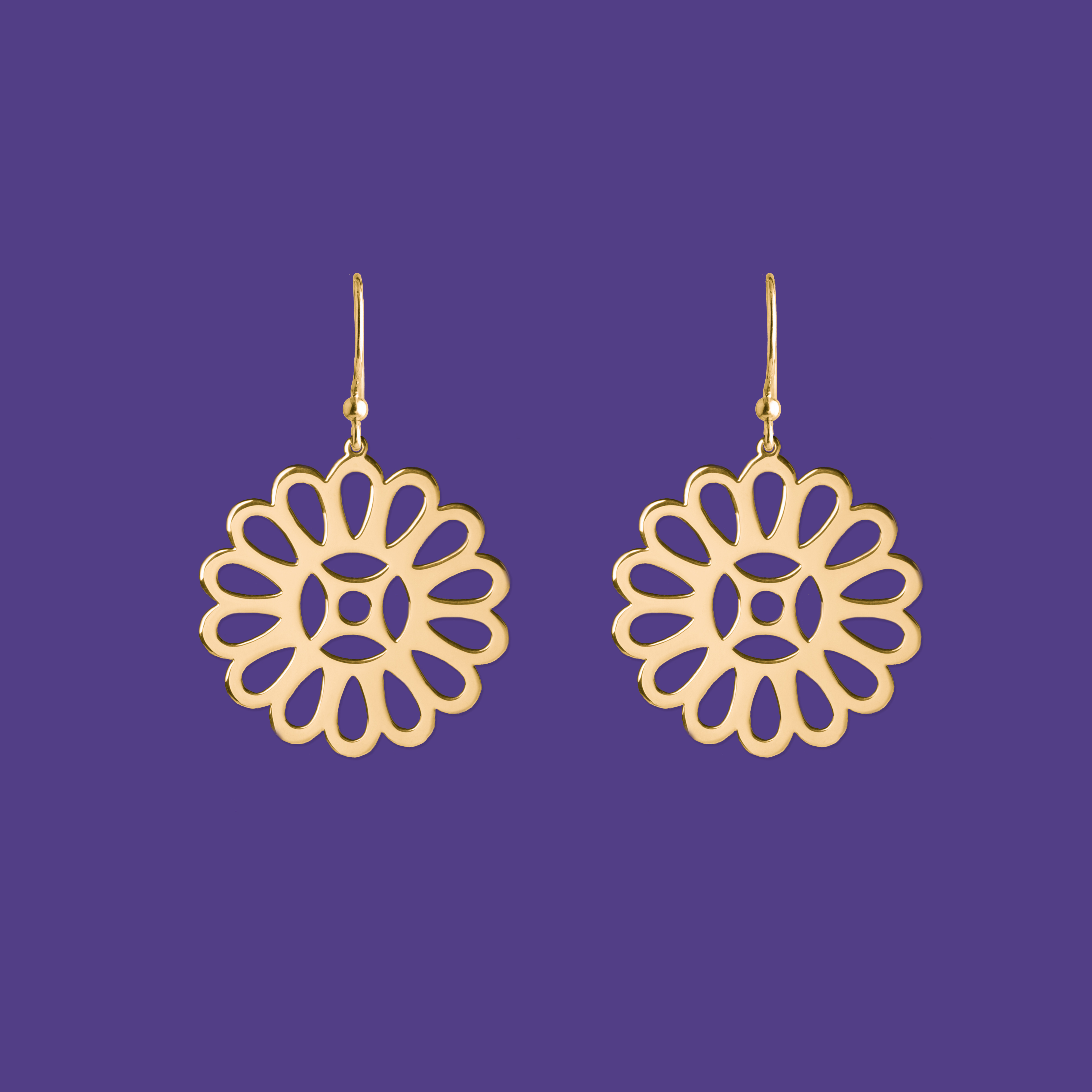 Náušnice Cíferská margaréta