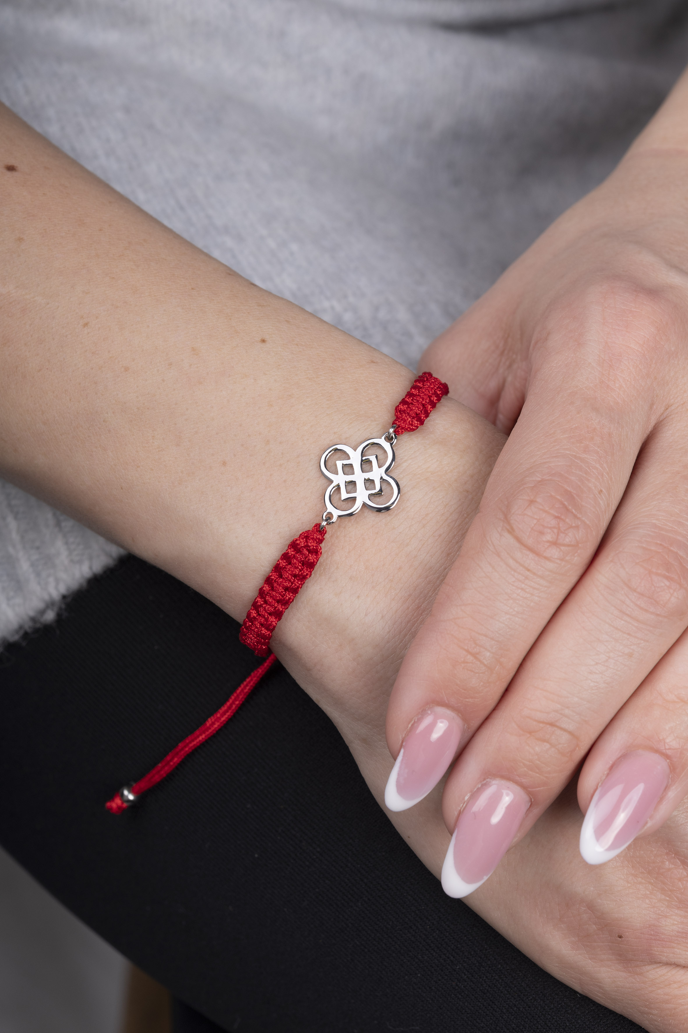 Náramok drotársky štvorlístok 1 – šnúrka