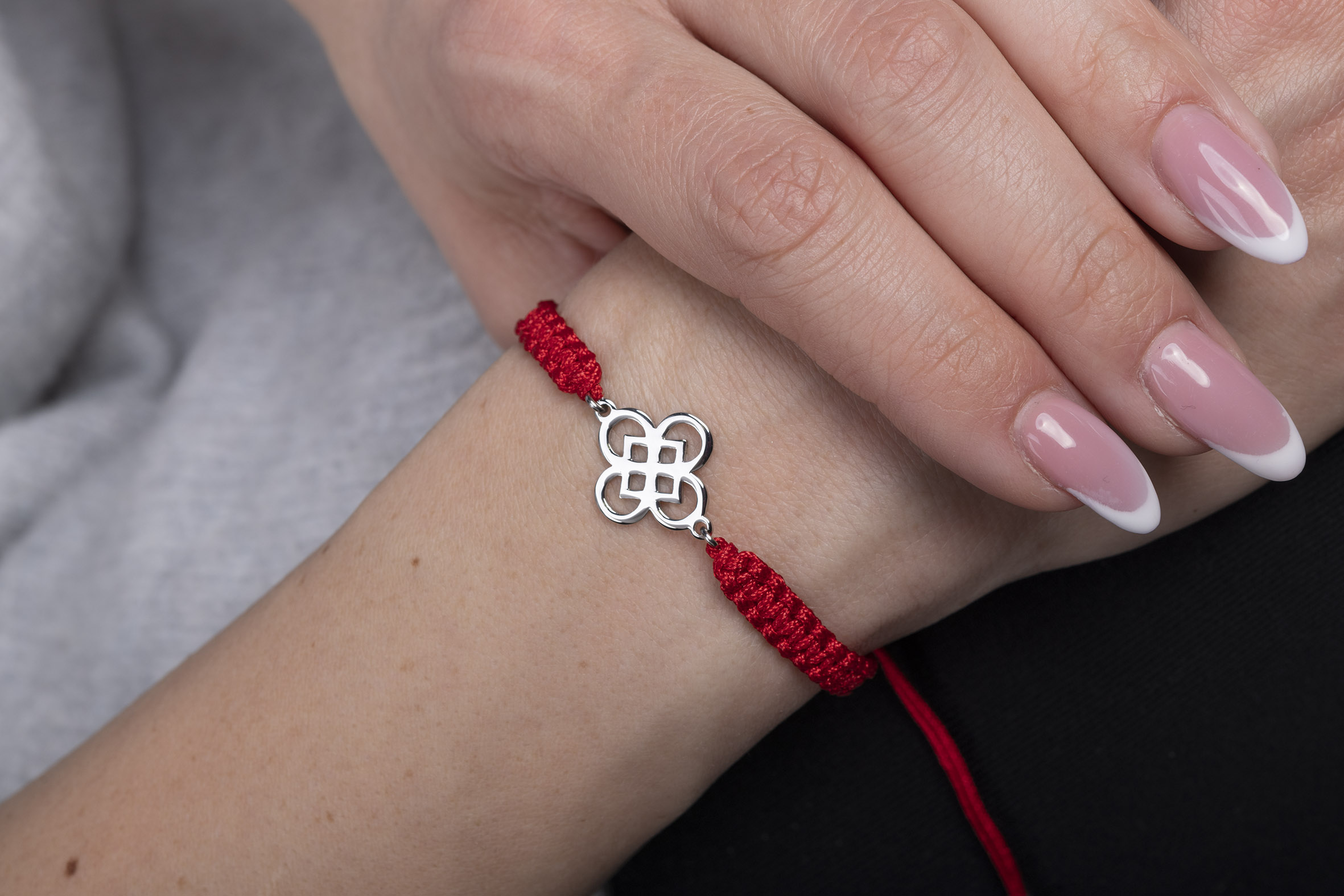 Náramok drotársky štvorlístok 1 – šnúrka