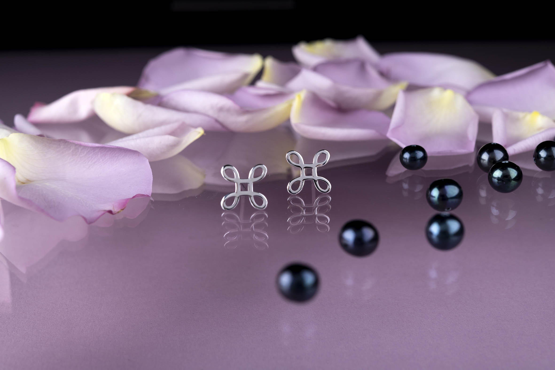 Napichovacie náušnice drotárske slučky 1