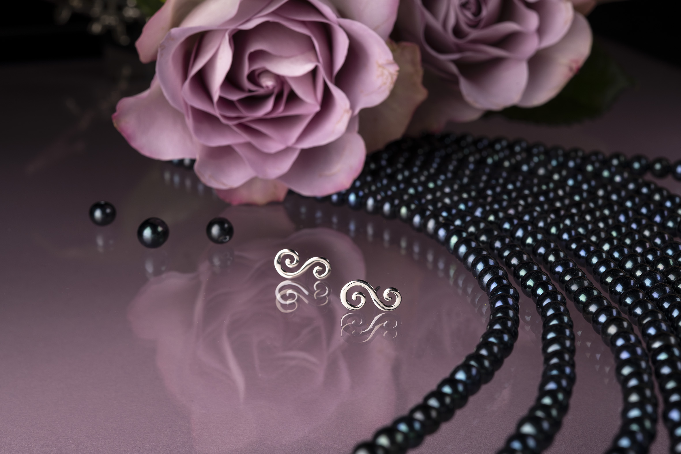 Napichovacie náušnice drotárske slučky 2