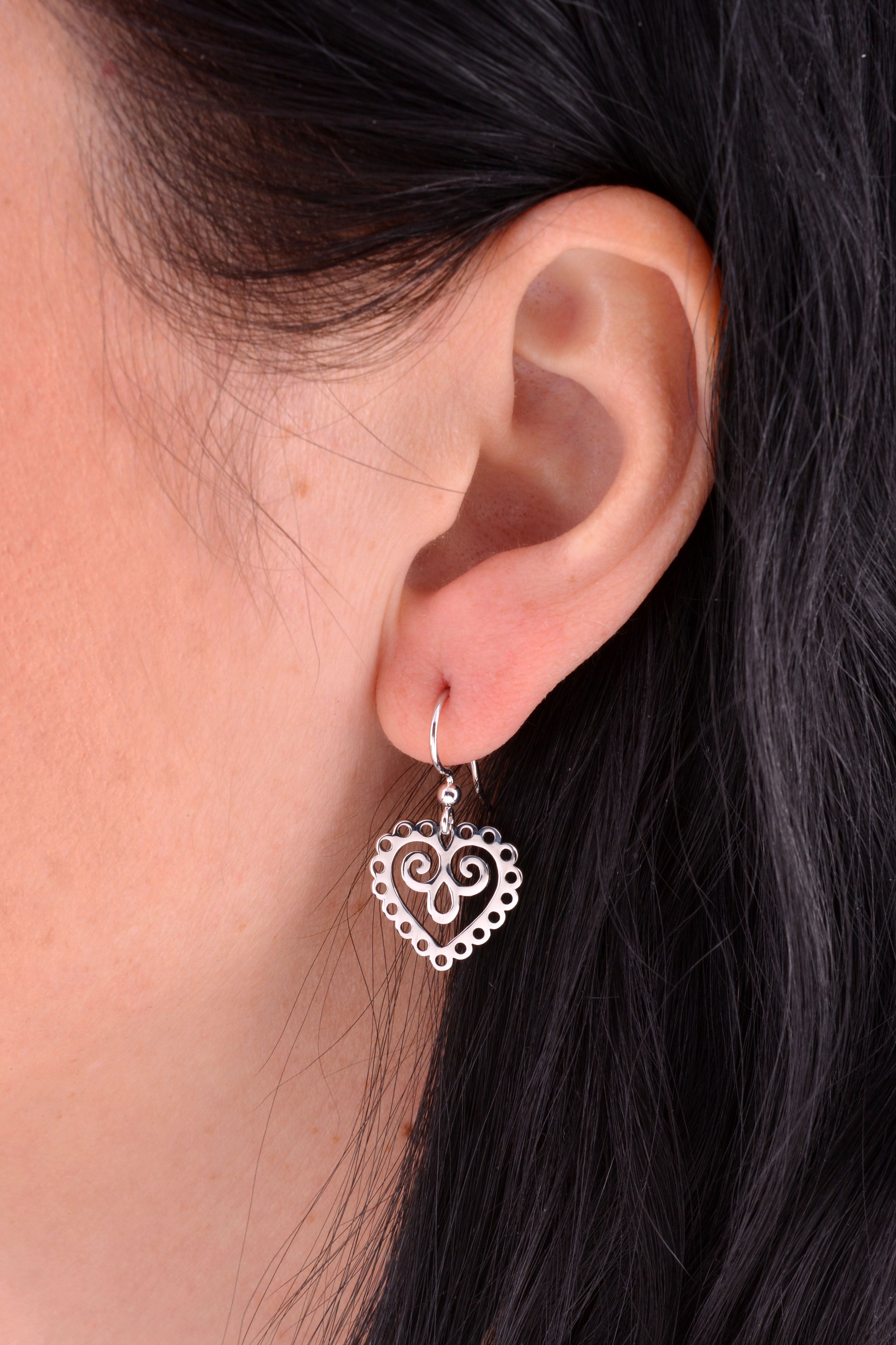 Náušnice srdce mini