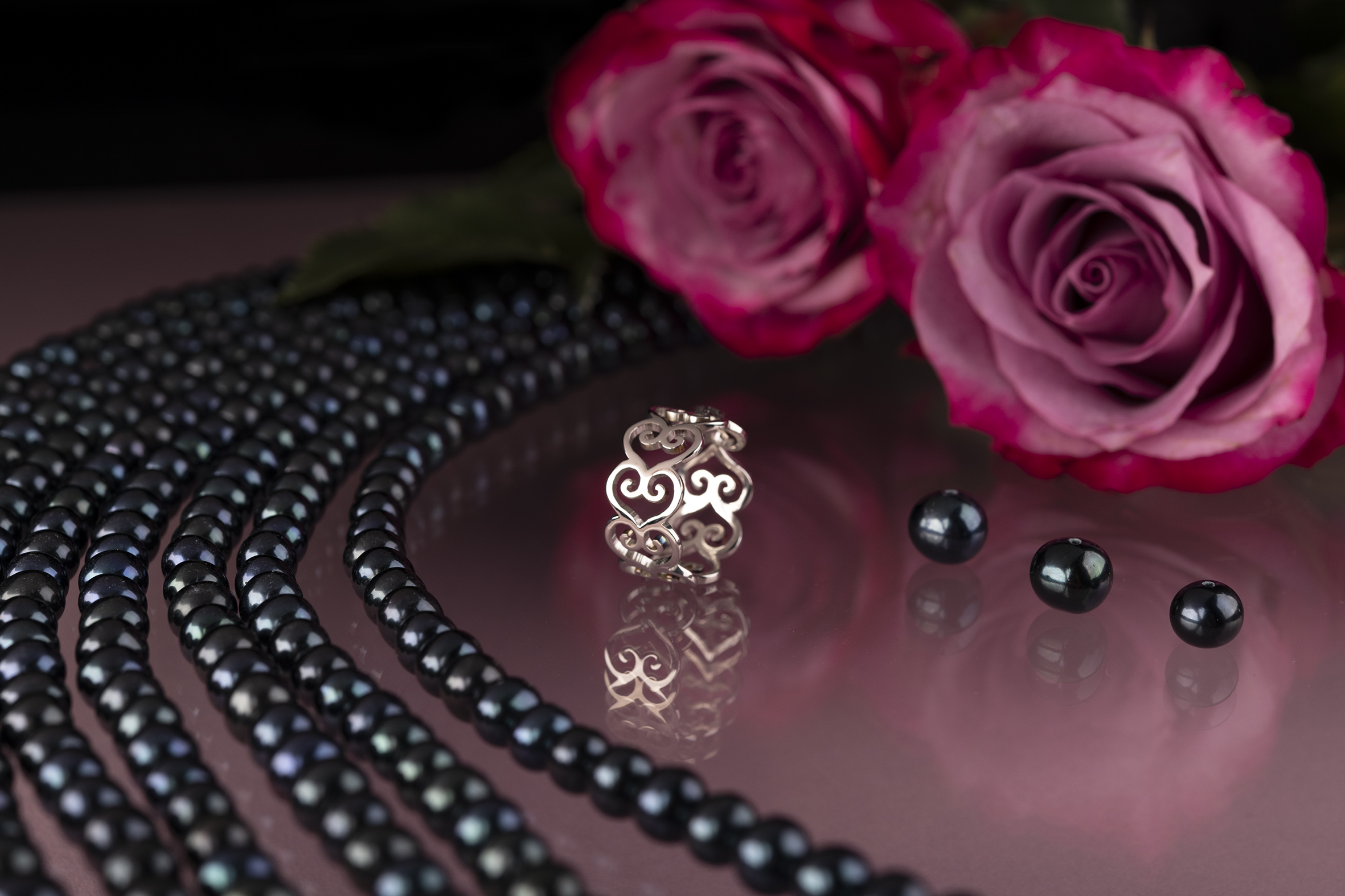 Prsteň drotárstvo - srdce 1