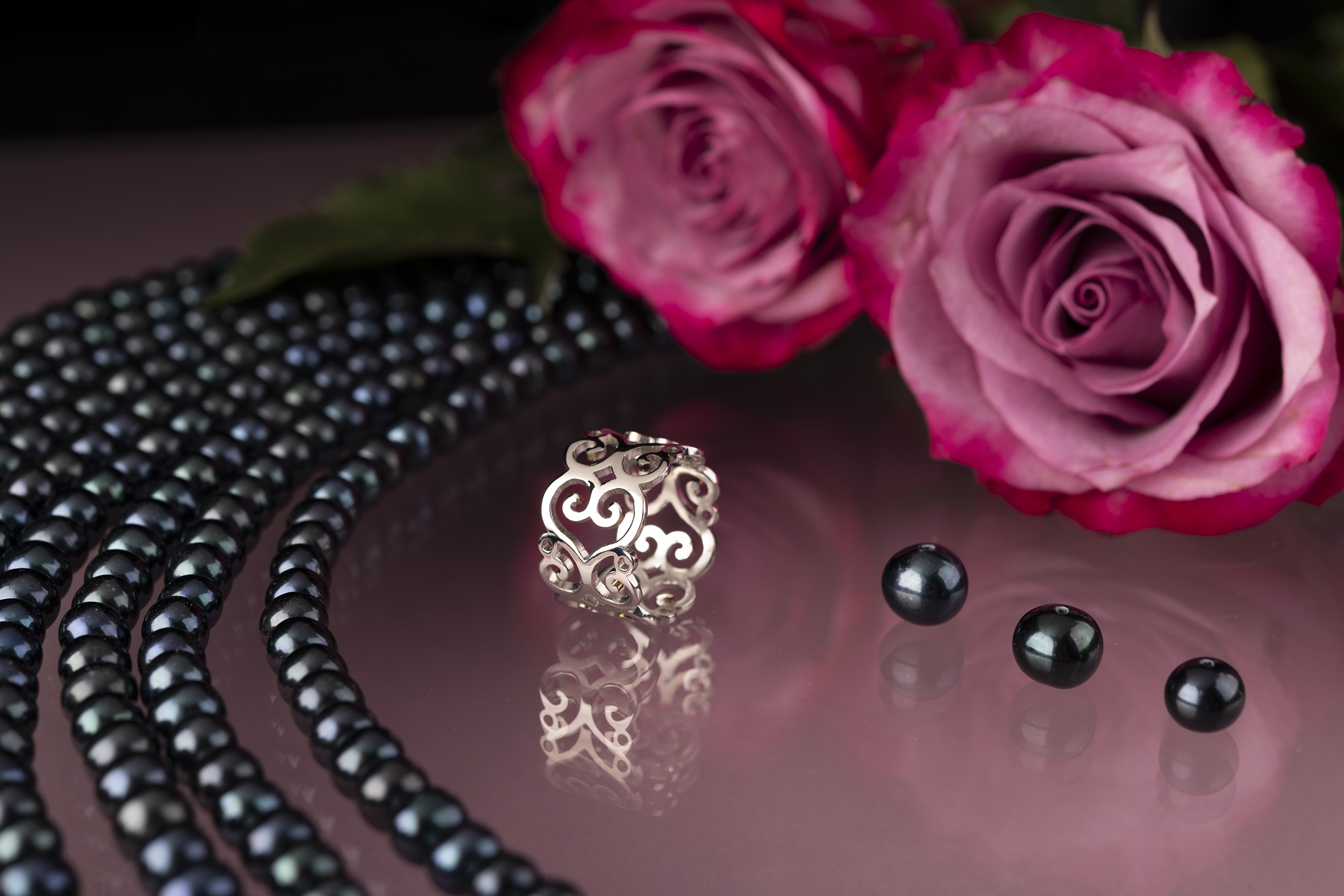 Prsteň drotárstvo - srdce 2