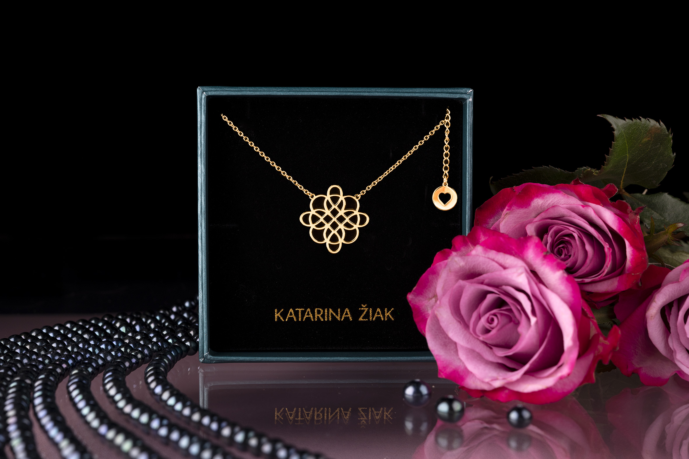 Náhrdelník drotársky ornament 1