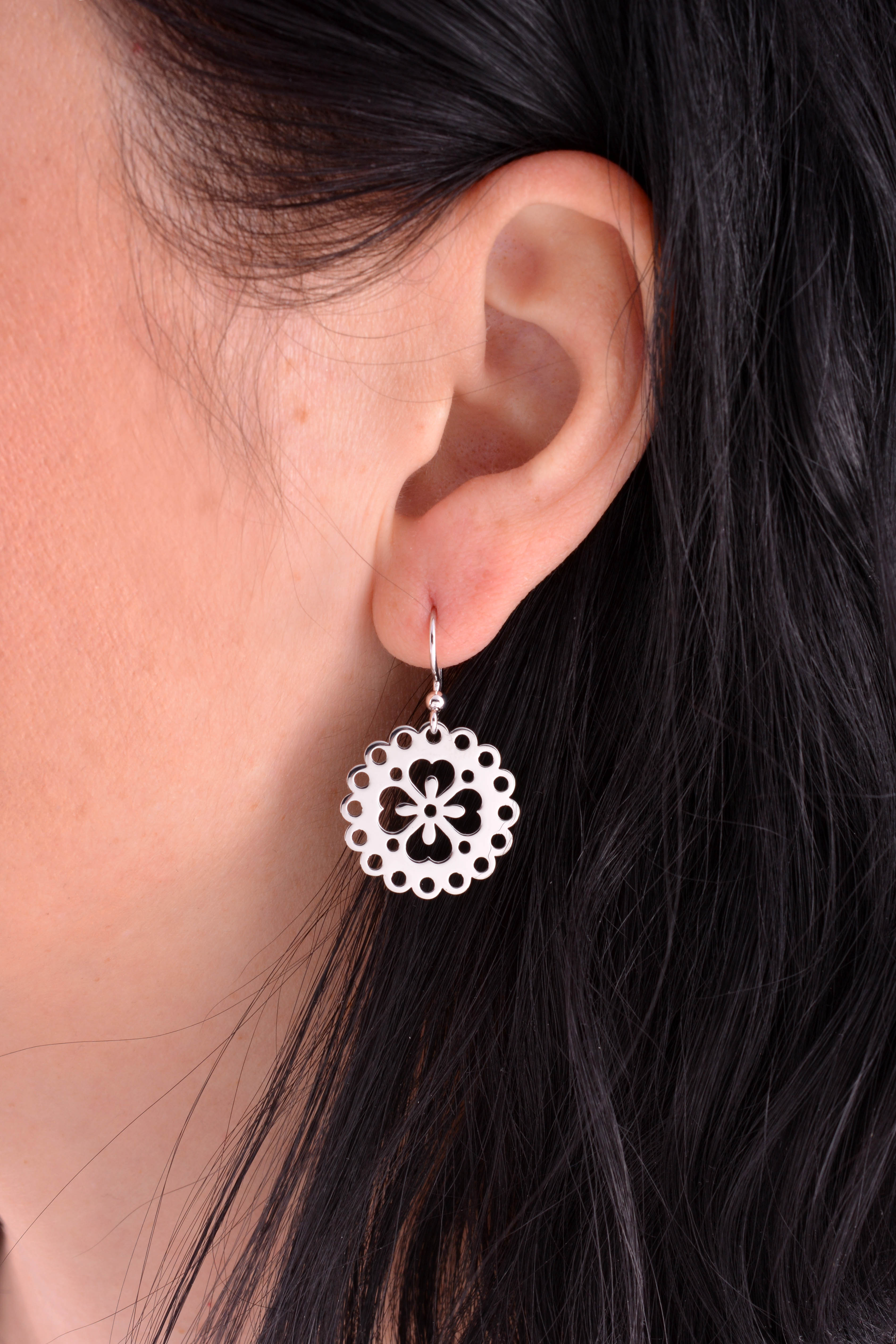 Náušnice FOLK nezábudka 1