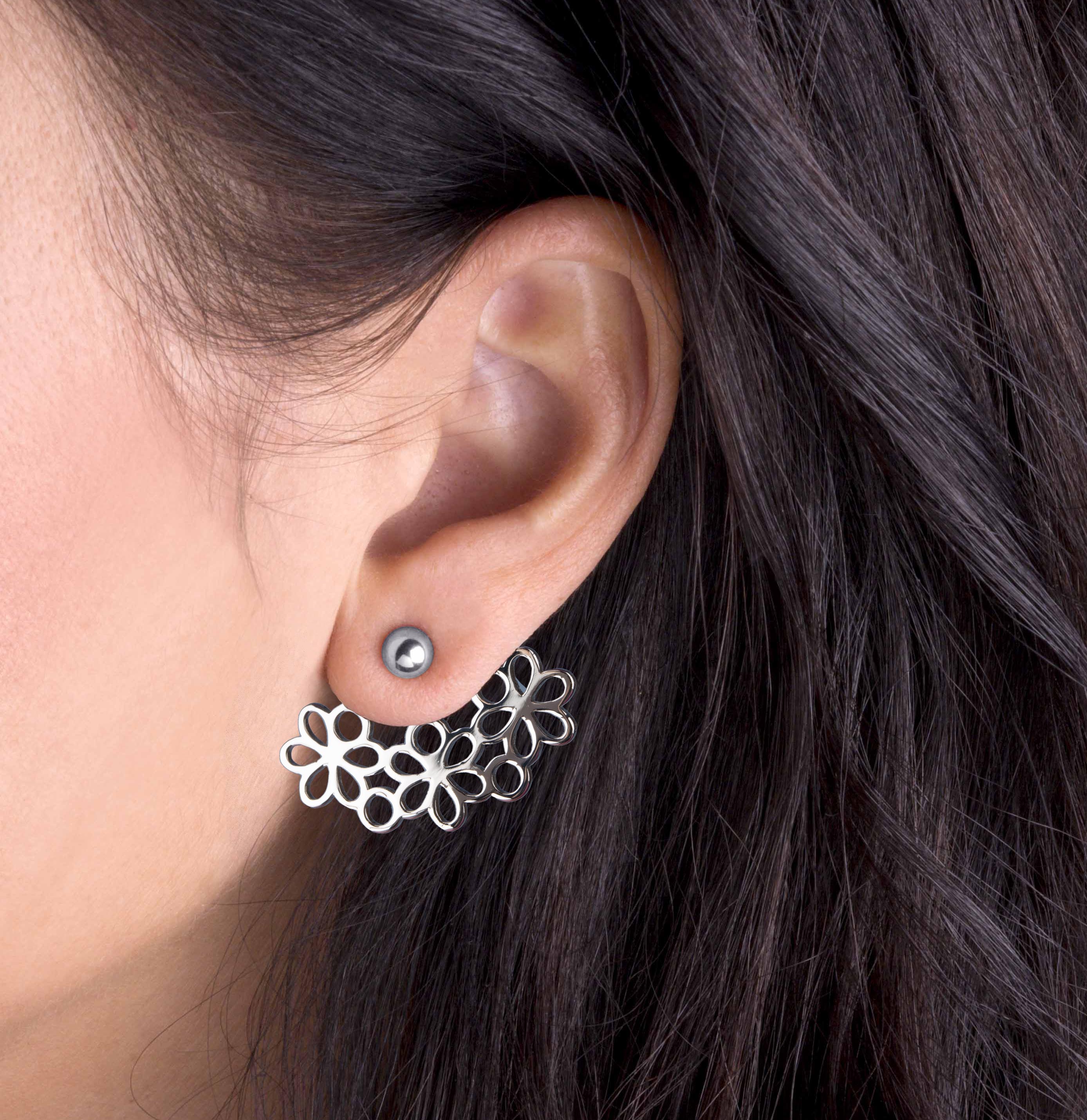 Záušnice kvietok Ábelová - malý vejárik 1