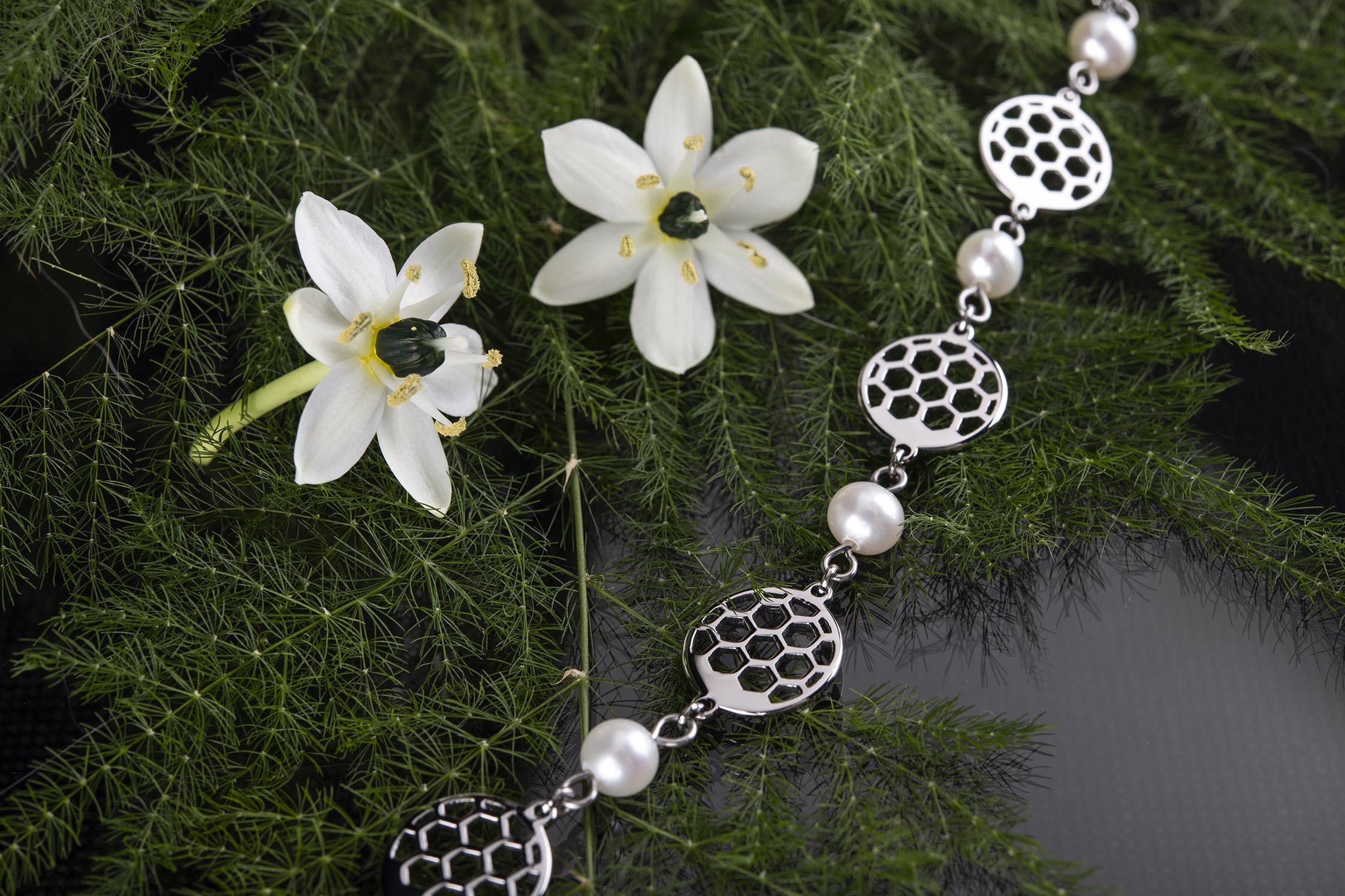 Náramok golf mini + 6x perla