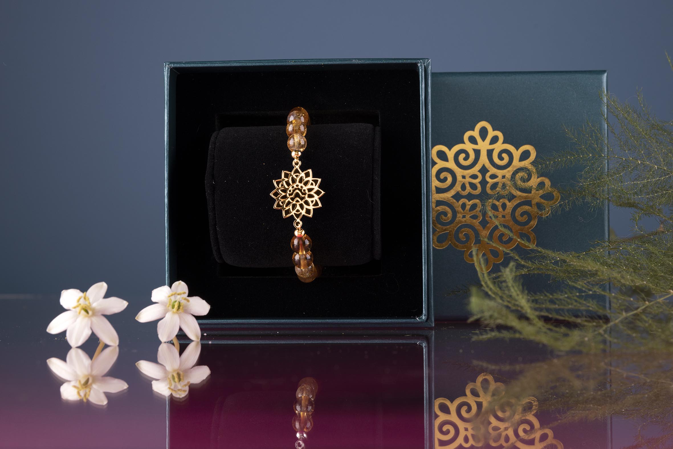 Náramok Slnečnica 1 - citrín