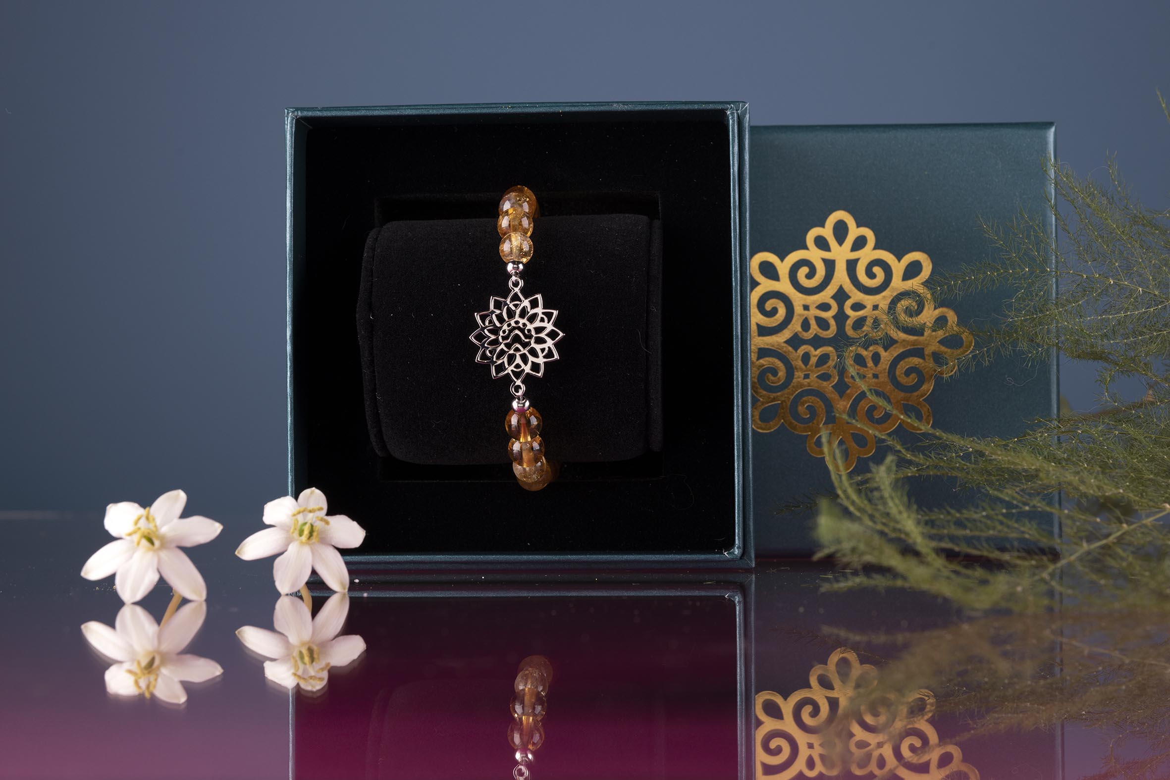 Náramok Slnečnica 1 - citrín