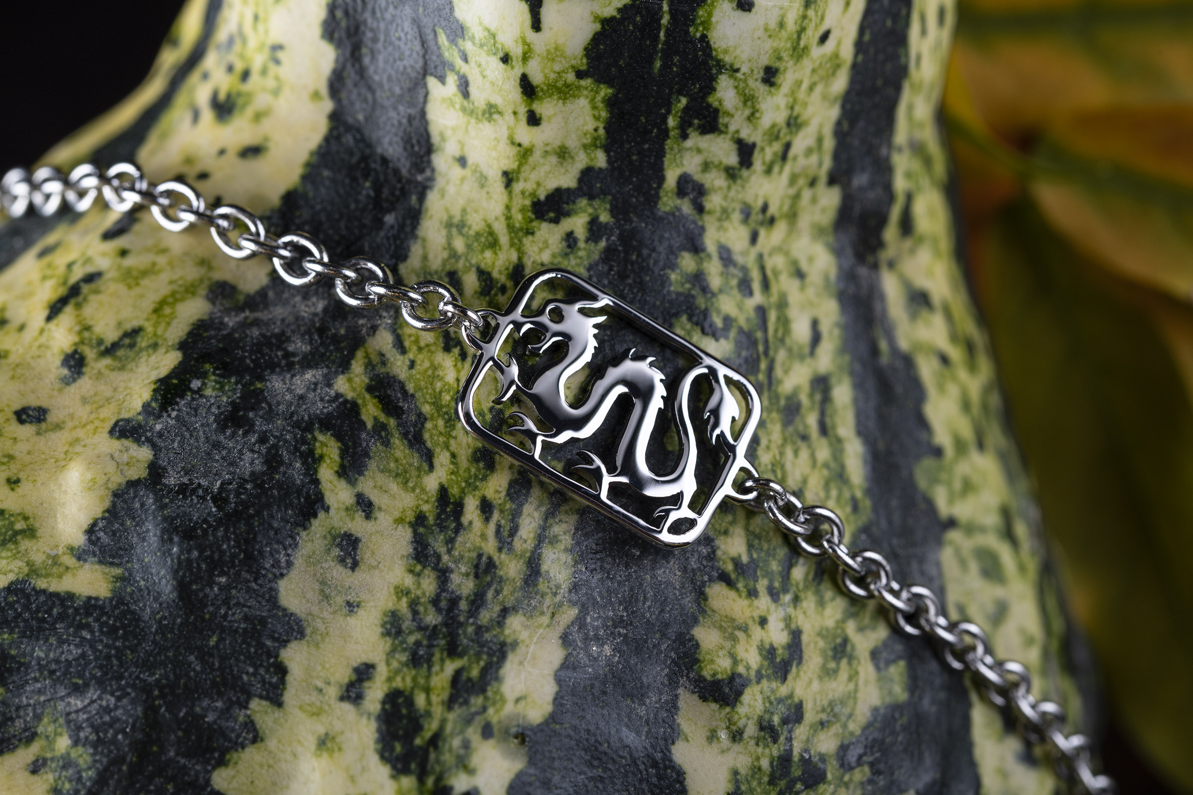 Náramok drak - retiazka