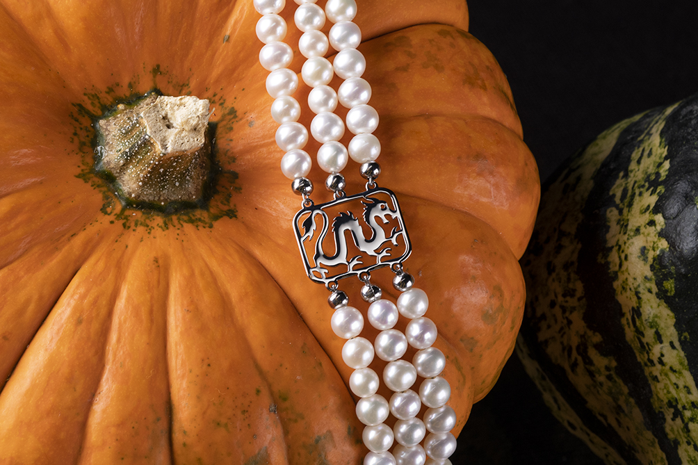 Perlový náhrdelník drak 2