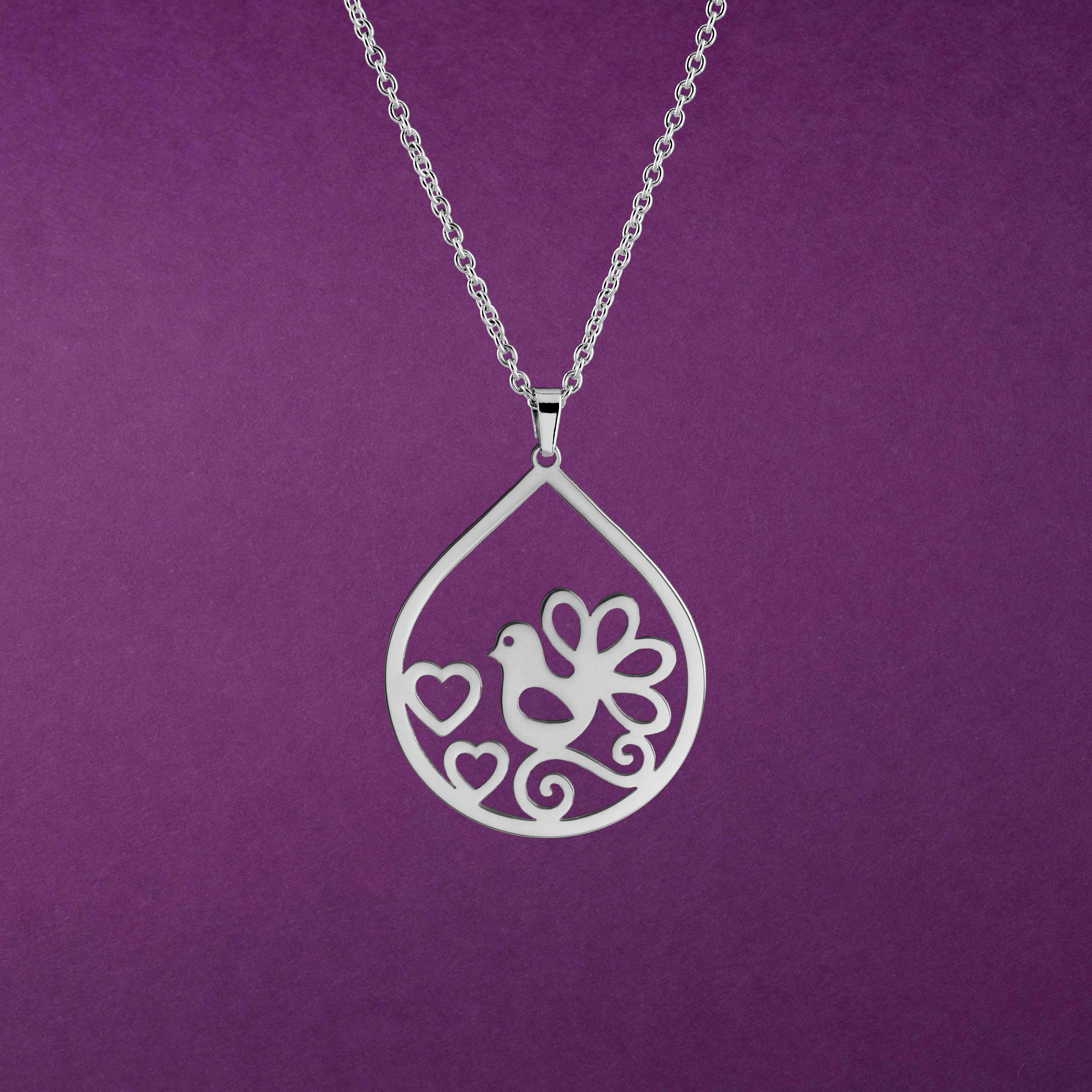 Prívesok holubica - slza