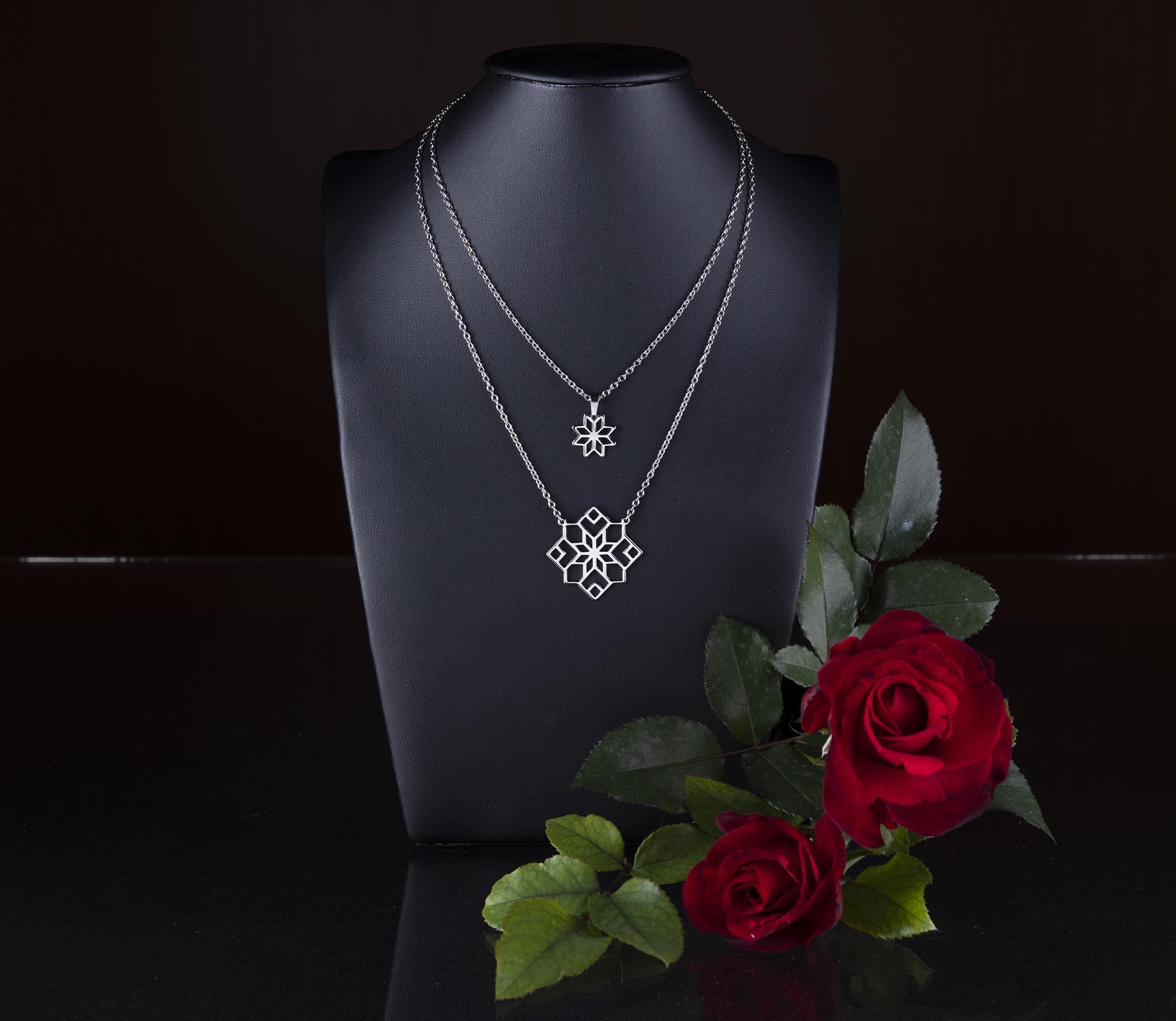 Dvojradový náhrdelník Novohrad hviezda 1