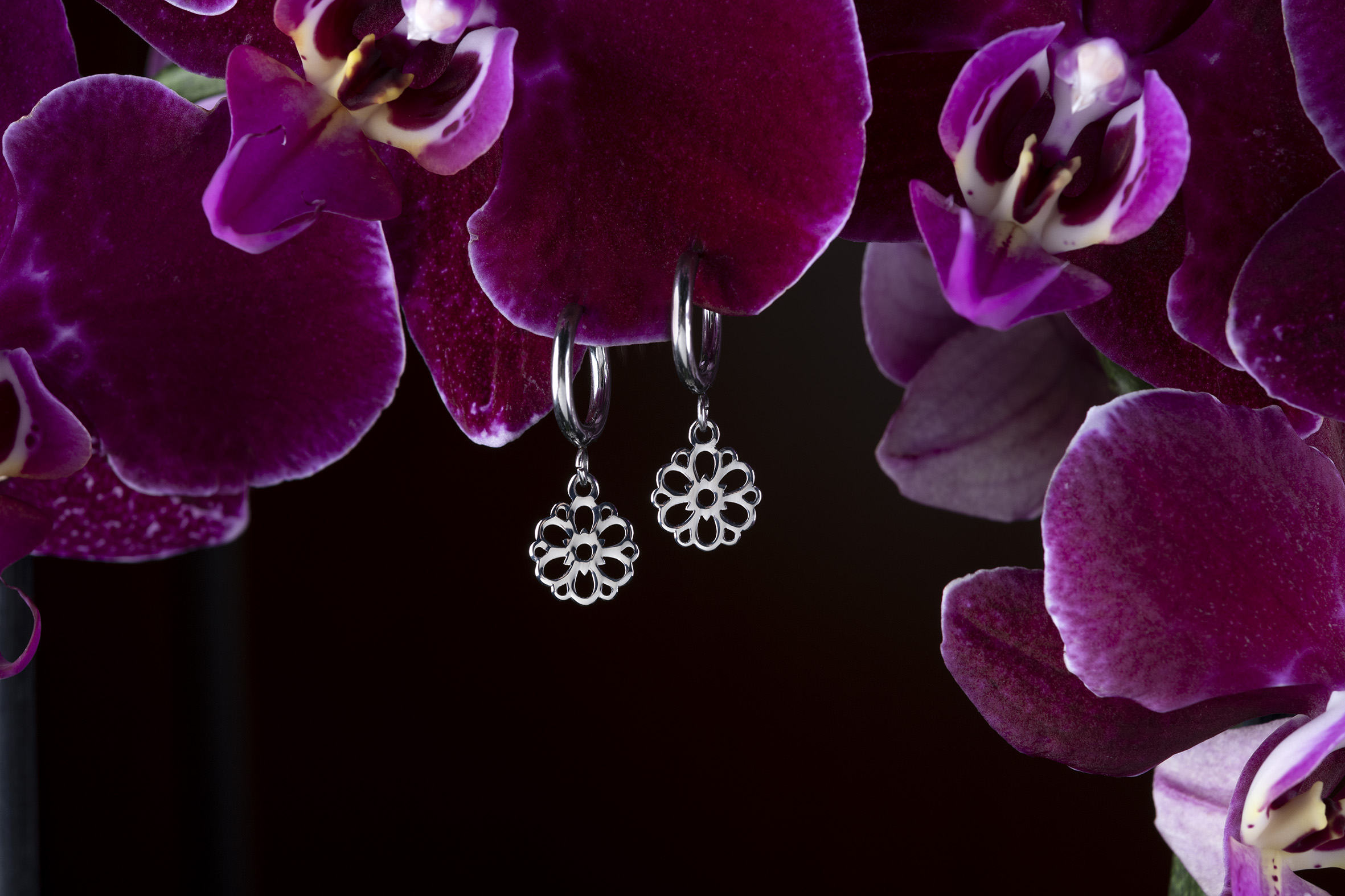 Náušnice Ábelová kvietok 3