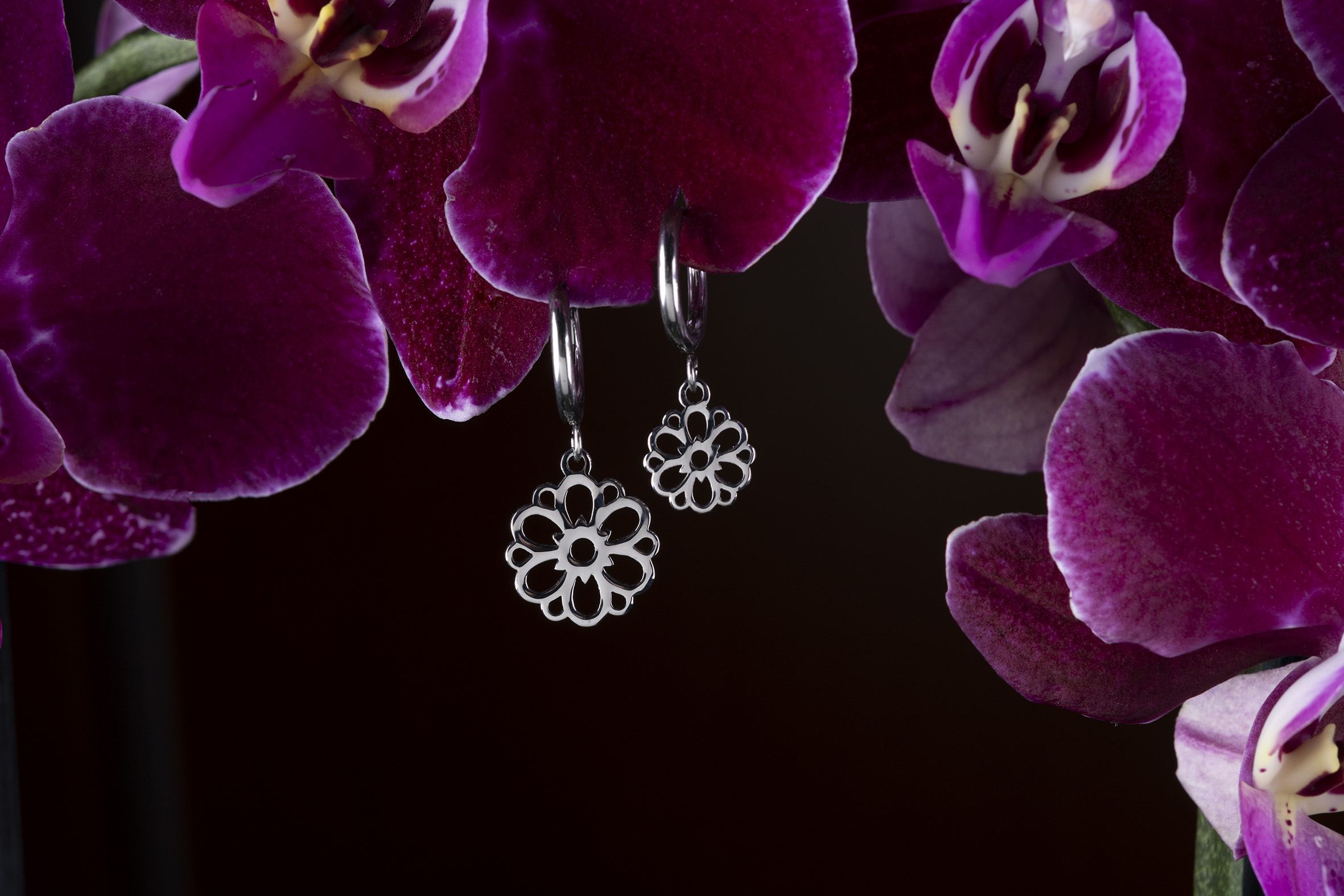 Náušnice Ábelová kvietok 3