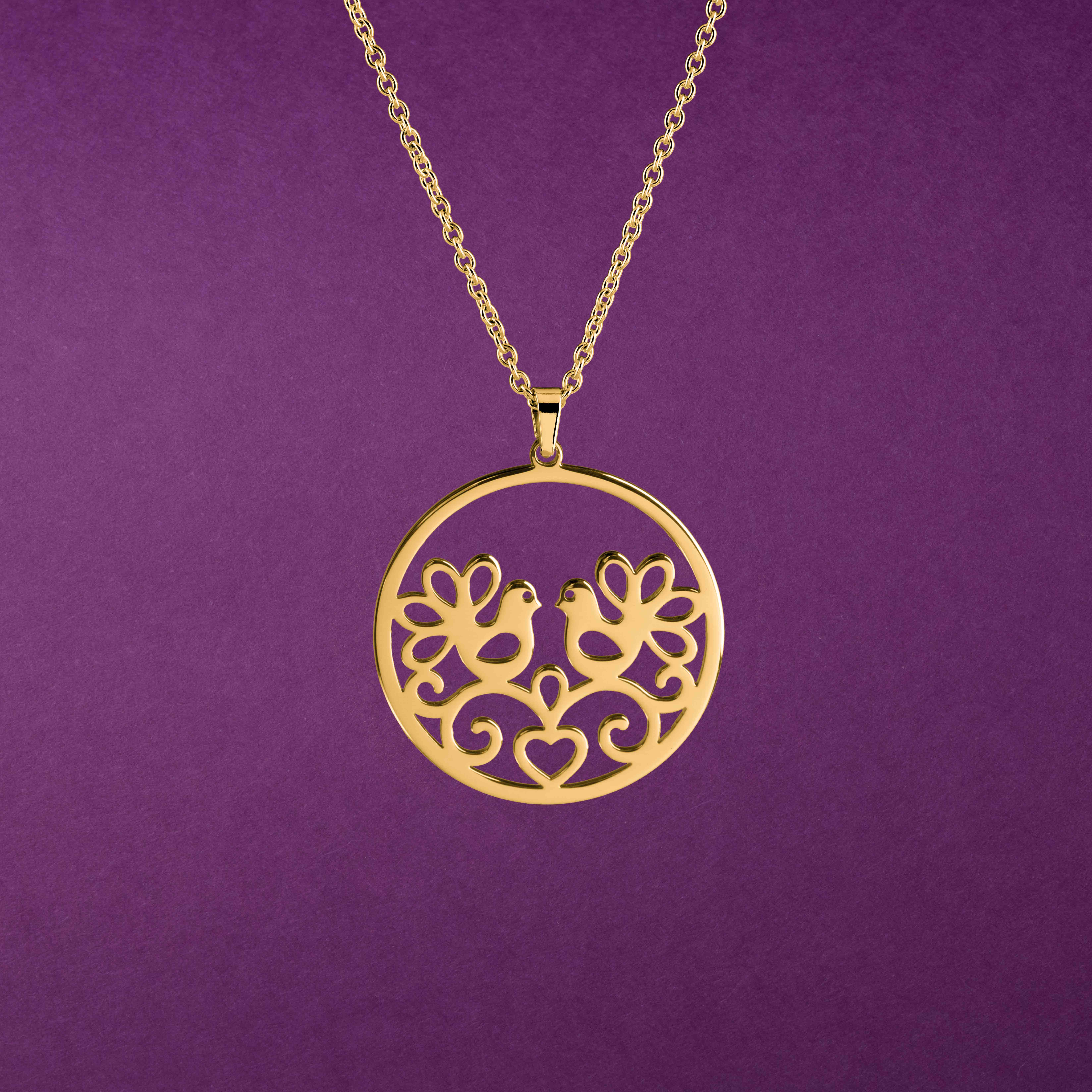 Prívesok holubice – kruh