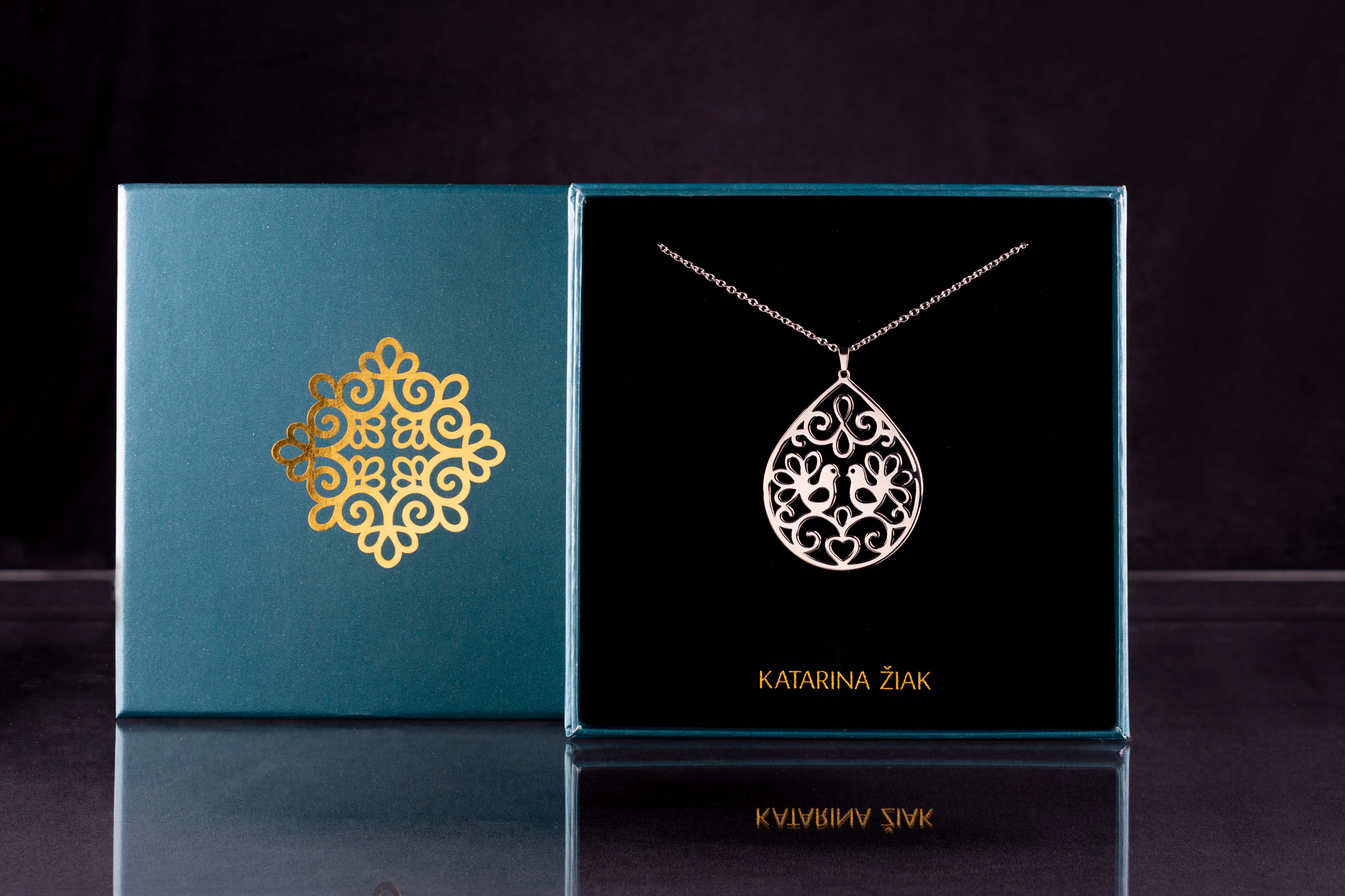 Prívesok holubice - slza