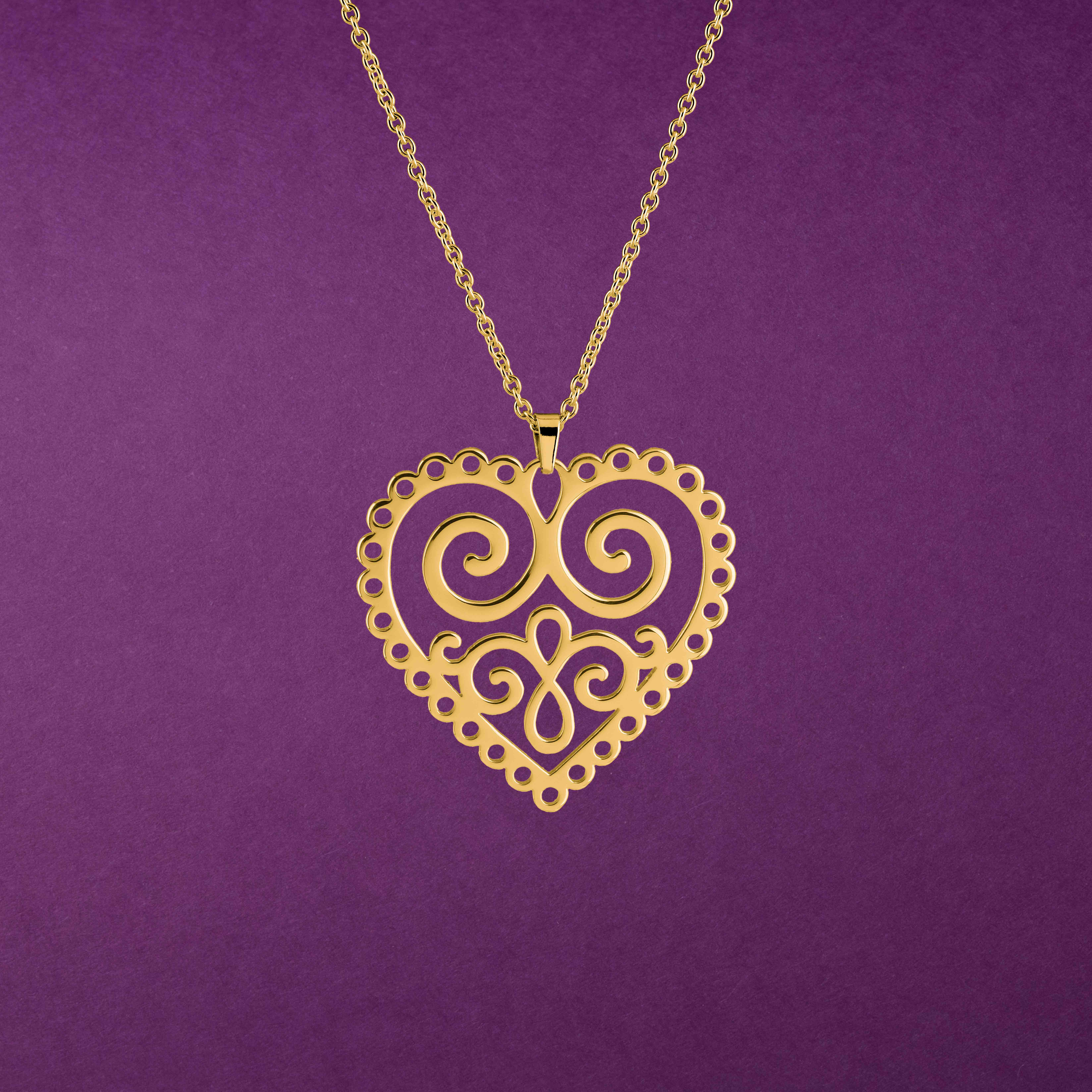 Prívesok srdce ornament 1