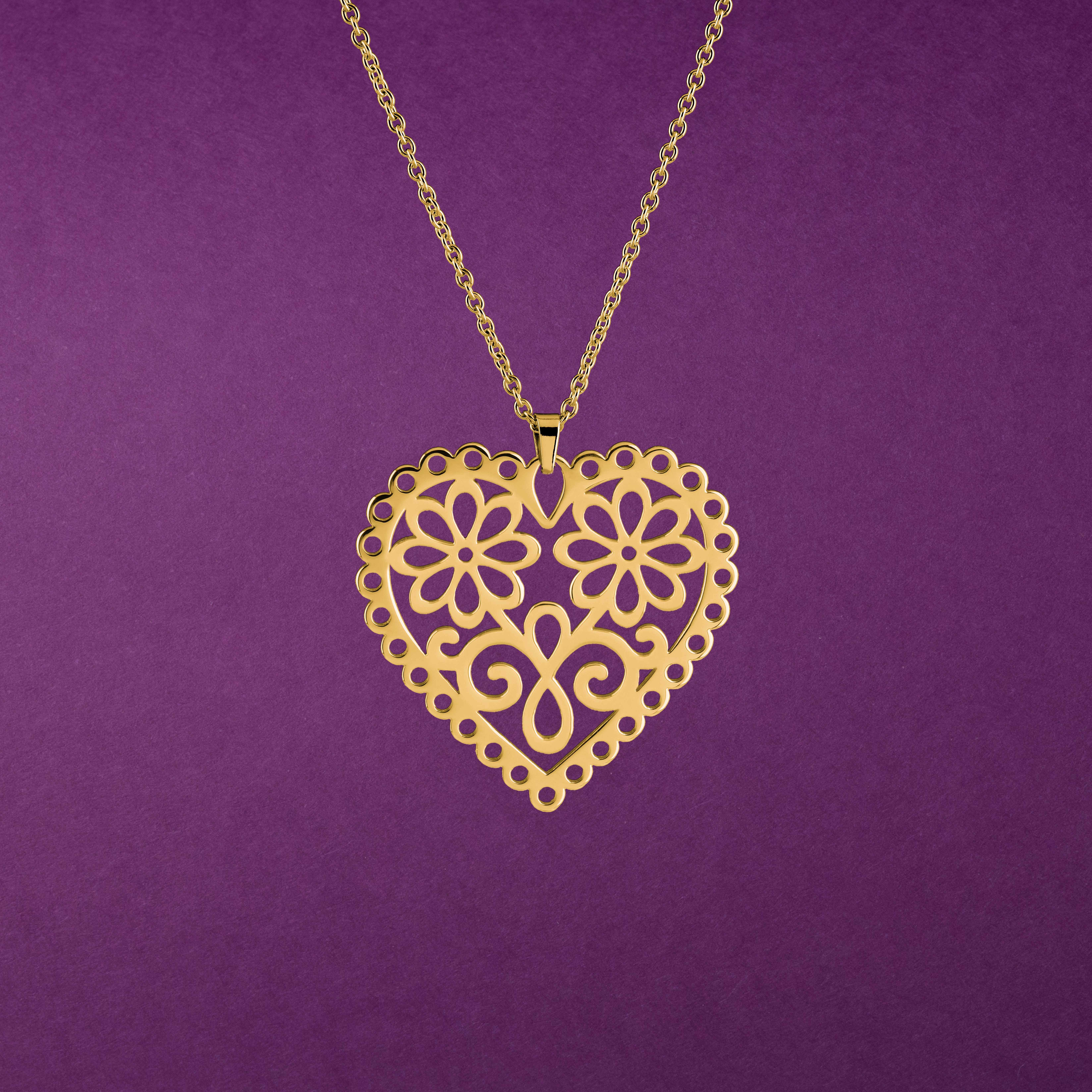 Prívesok srdce margaréty 1