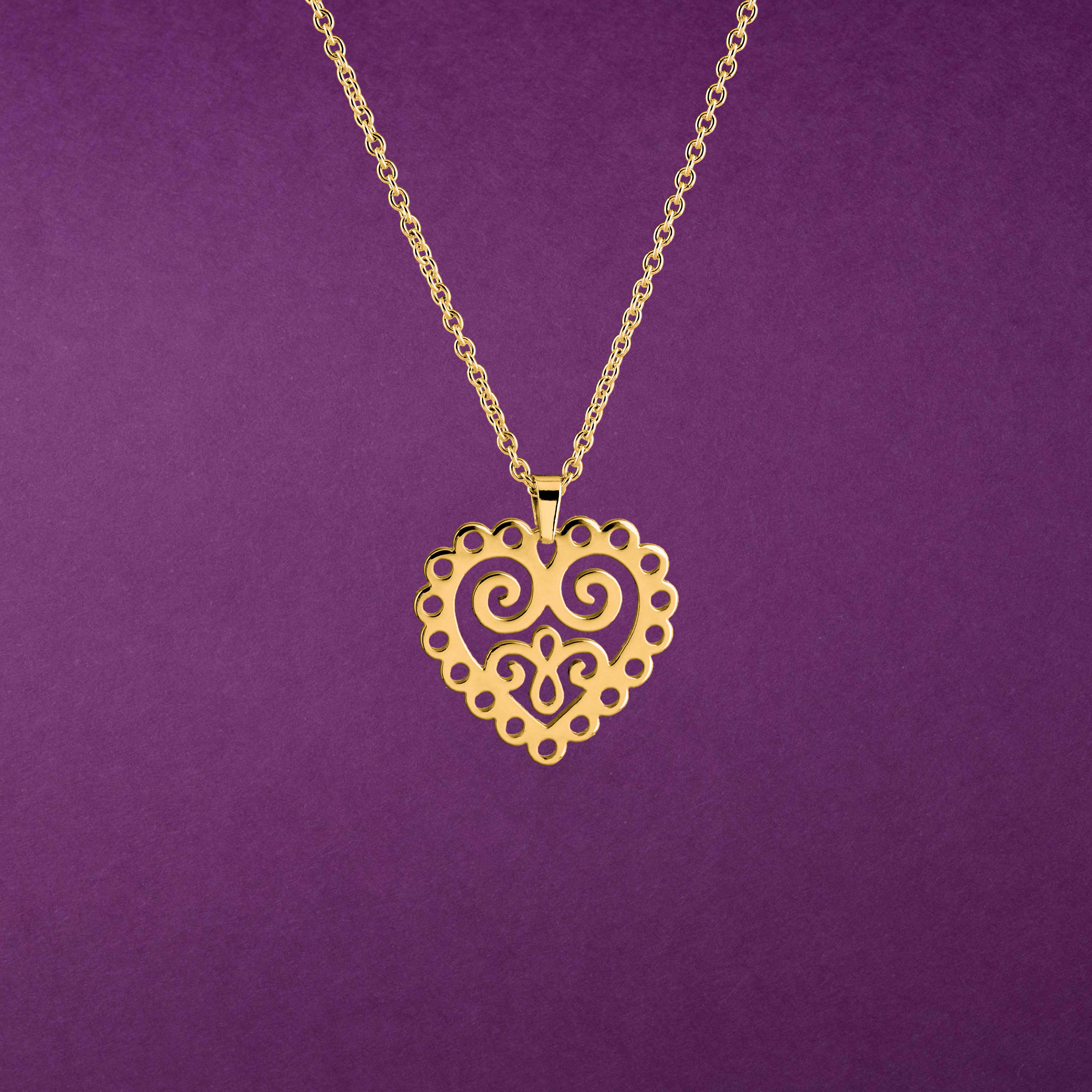 Prívesok srdce ornament mini 1