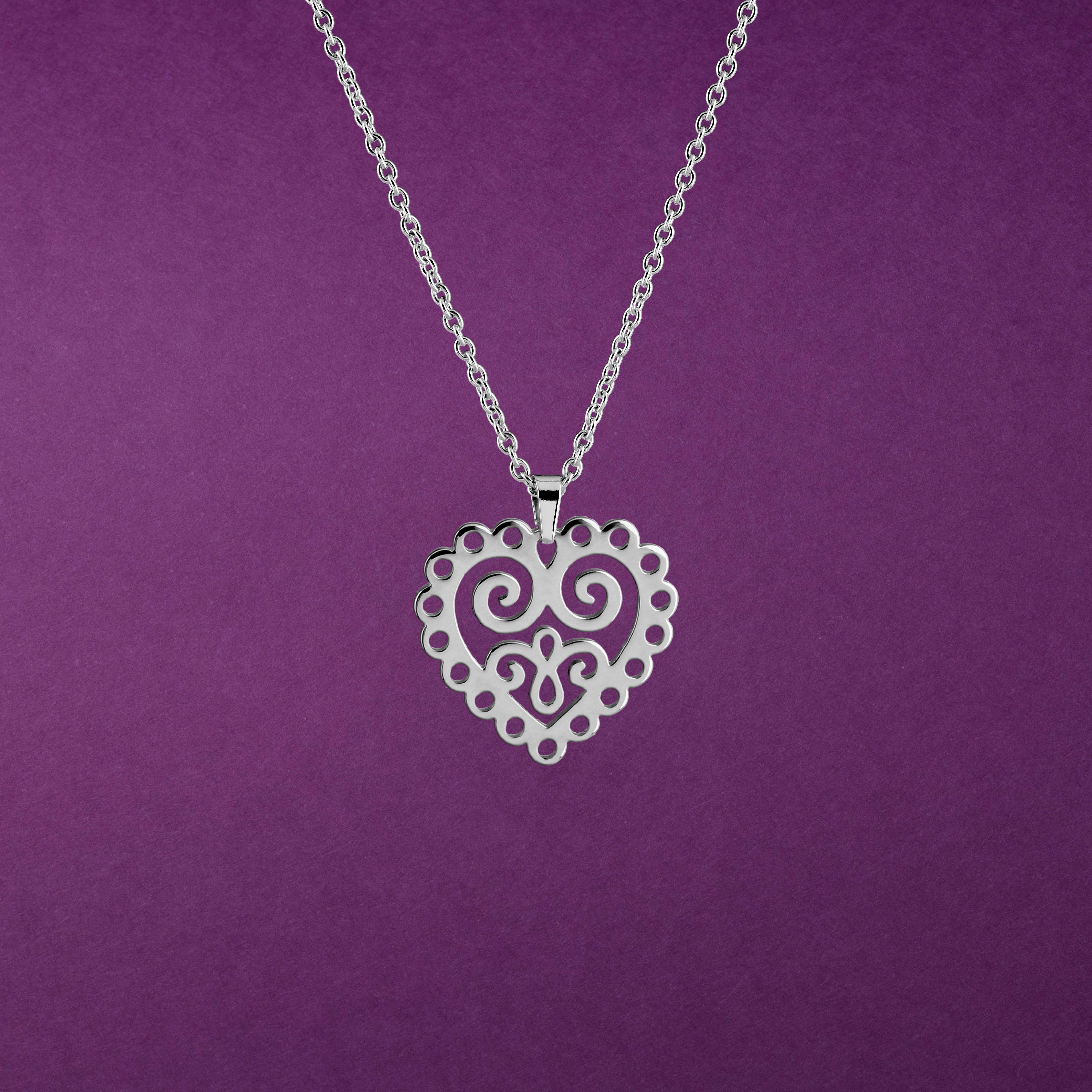 Prívesok srdce ornament mini 1