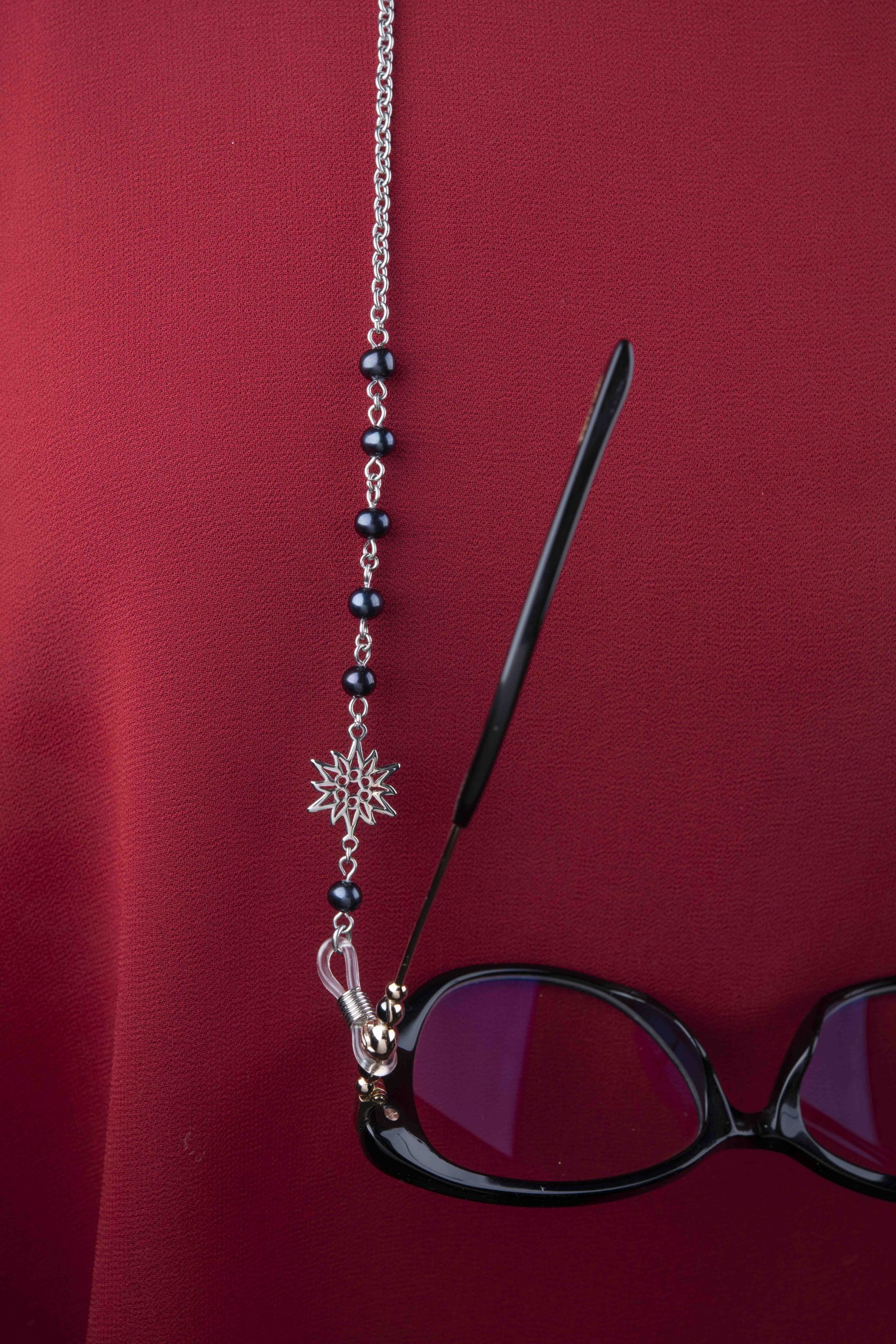 Retiazka na okuliare plesnivec 1 + sladkovodné perly