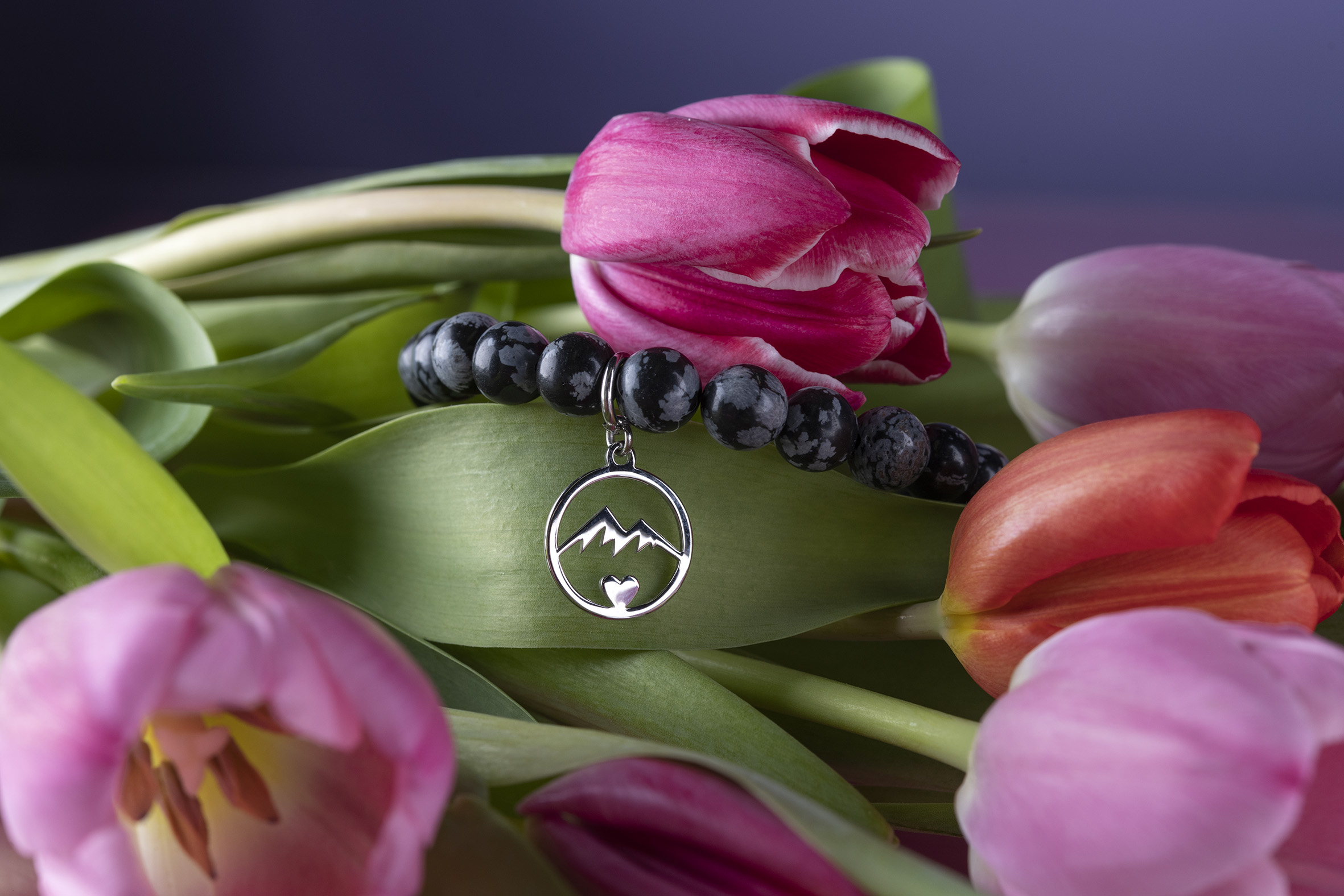 Náramok hory kruh 2 (na výber sú rôzne kamene)