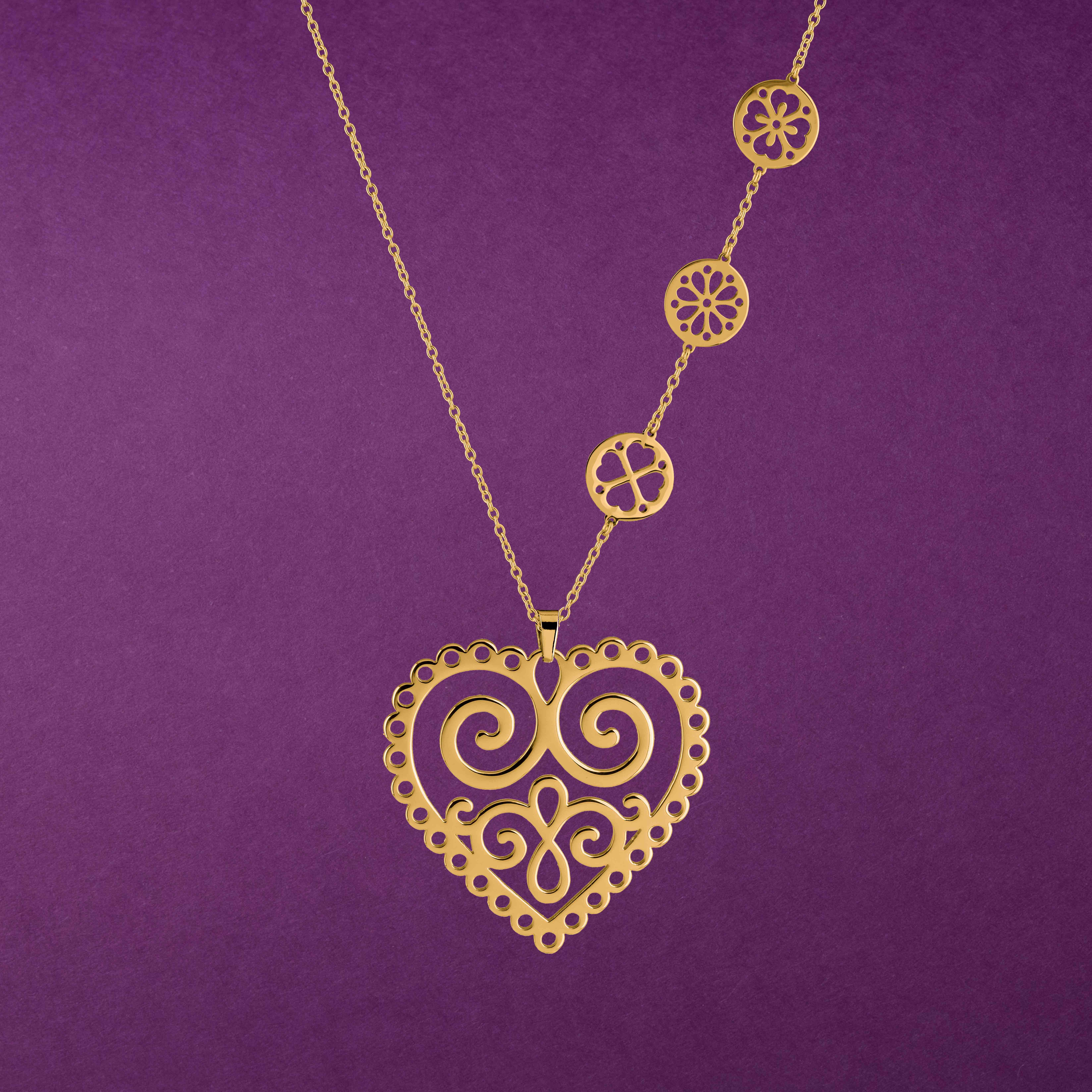 Prívesok srdce ornament 2