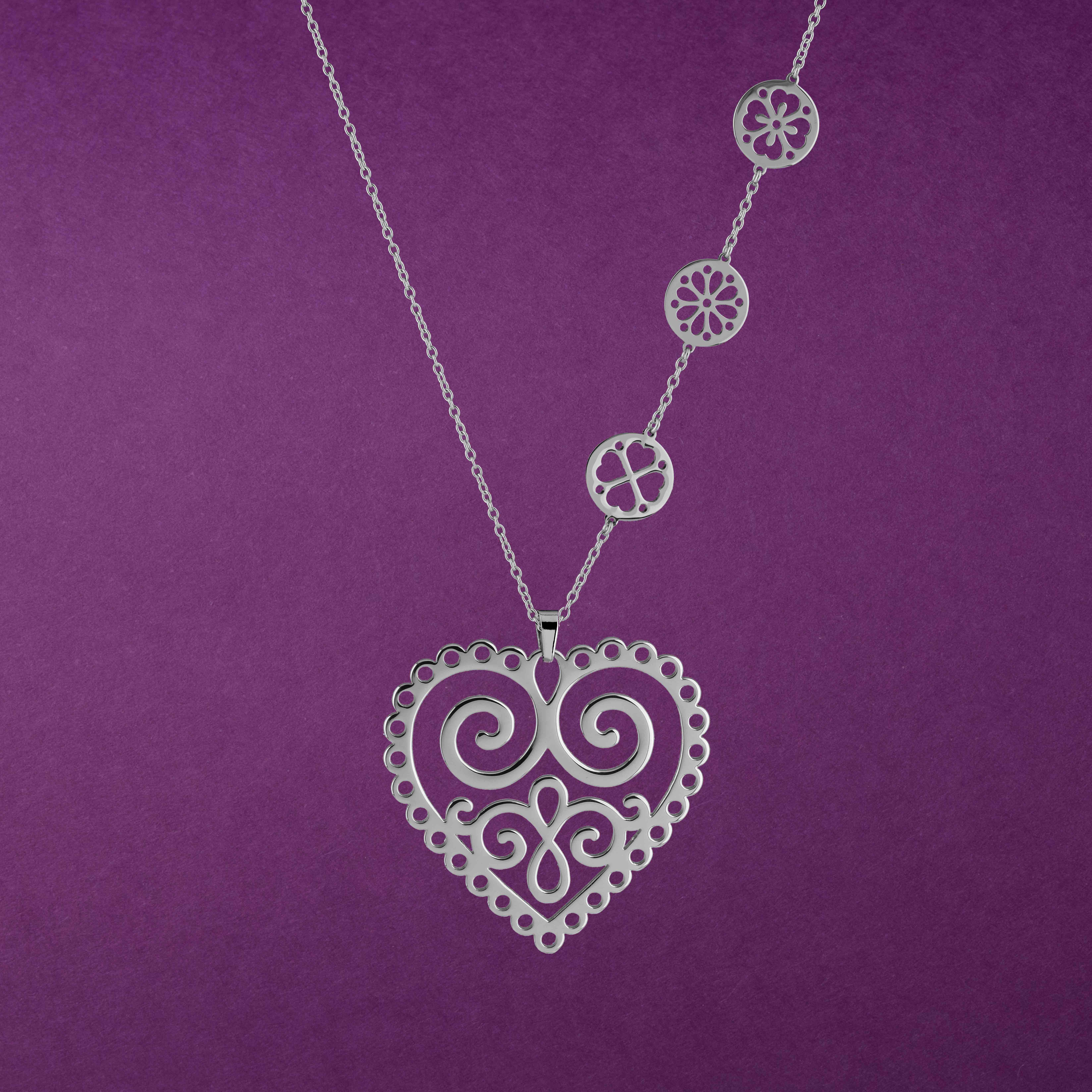 Prívesok srdce ornament 2