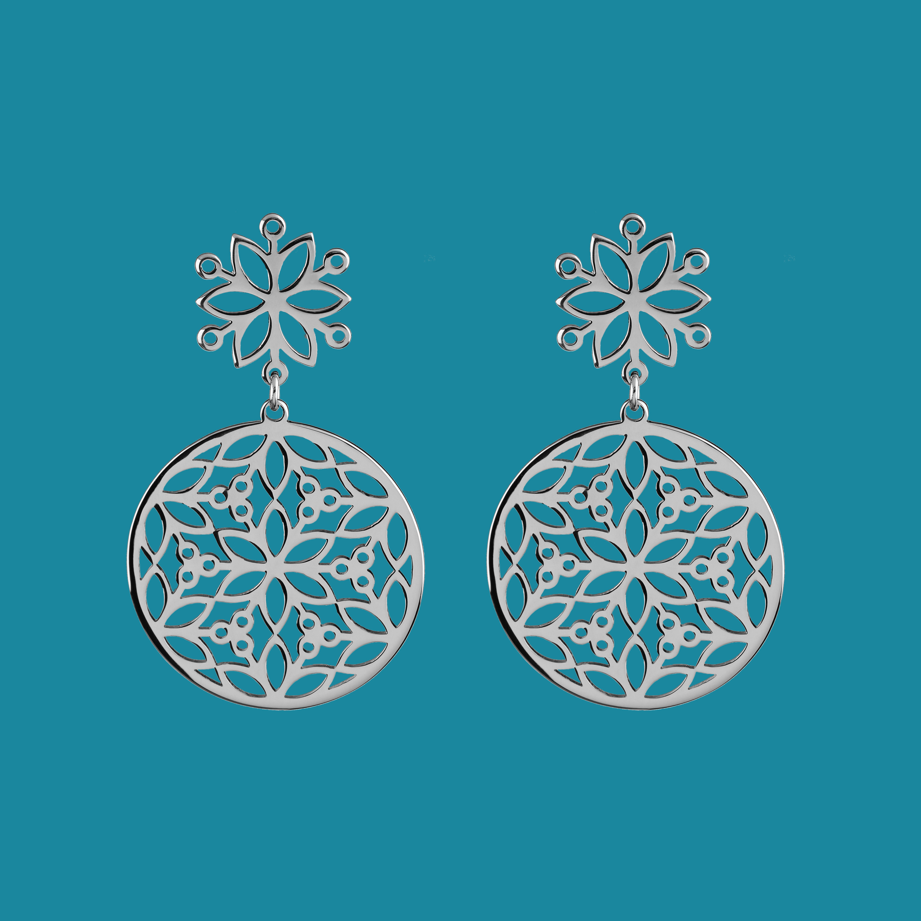 Náušnice Kvet života - kruh 3