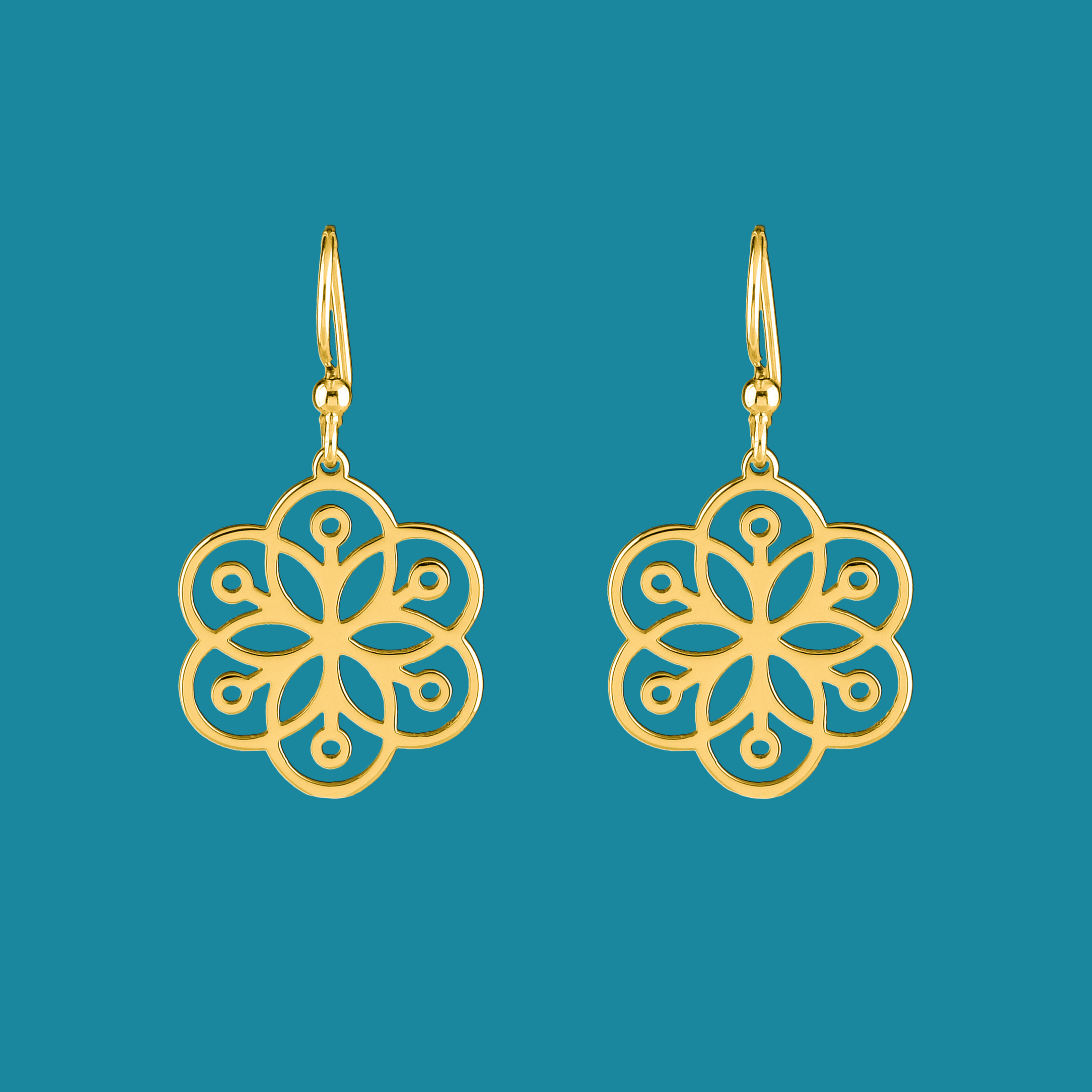 Náušnice Kvet života 1